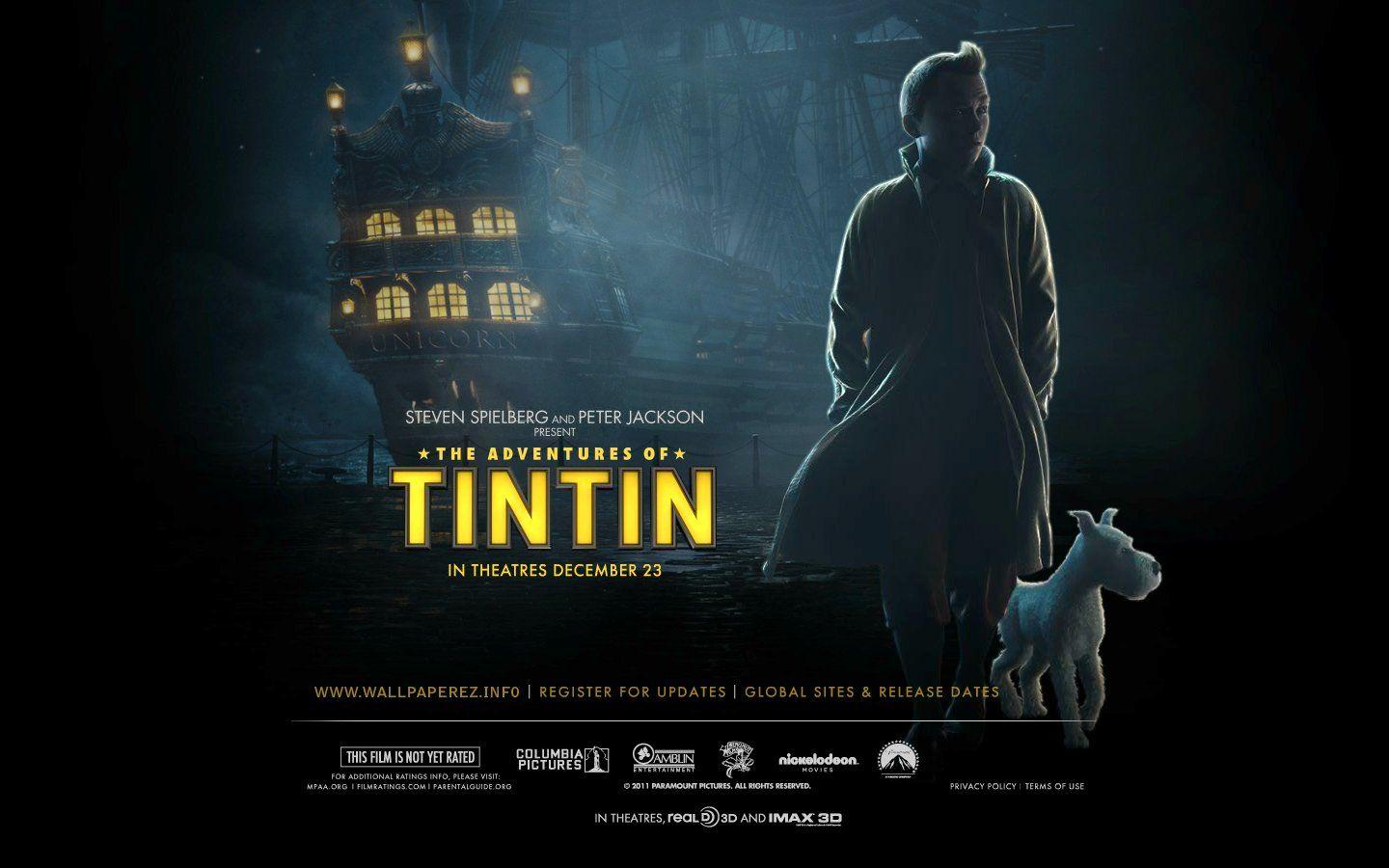 1440x900 Desktop Wallpaper Adventures of Tintin. Free