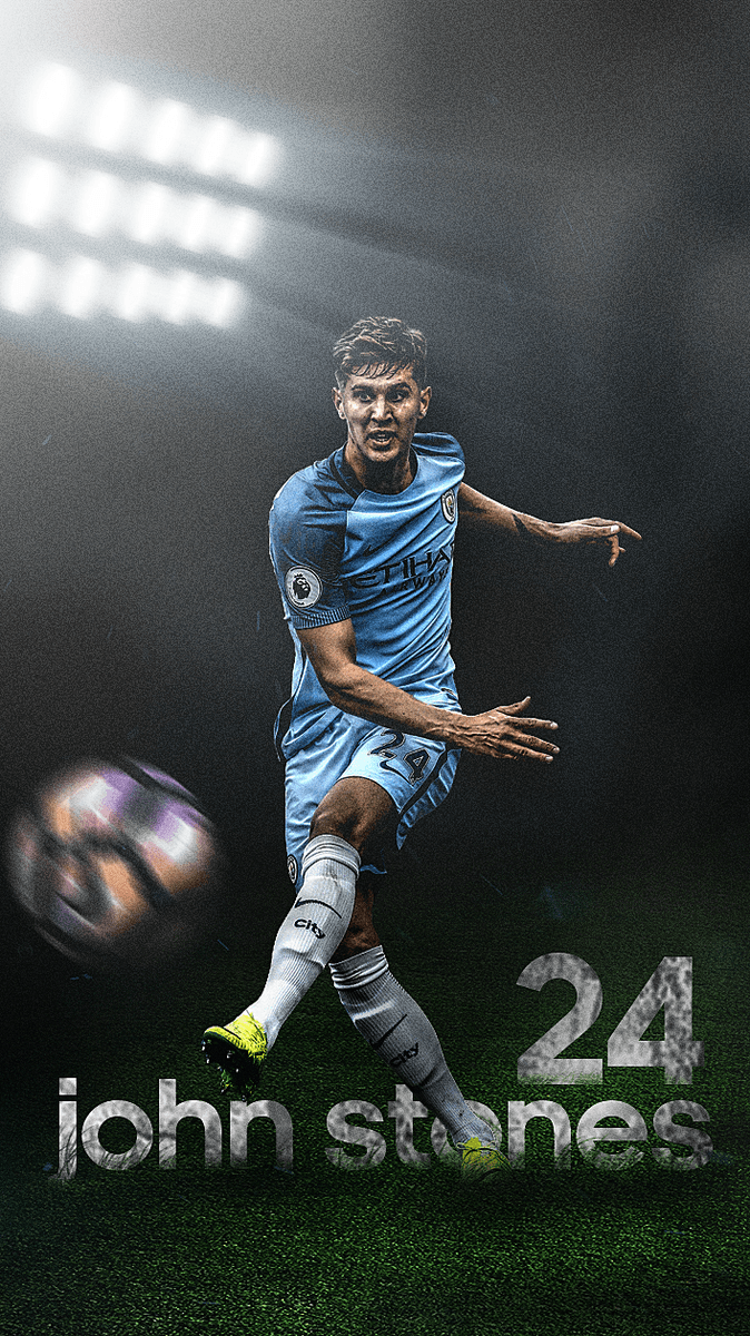 674x1200 John Stones Man City Wallpaper