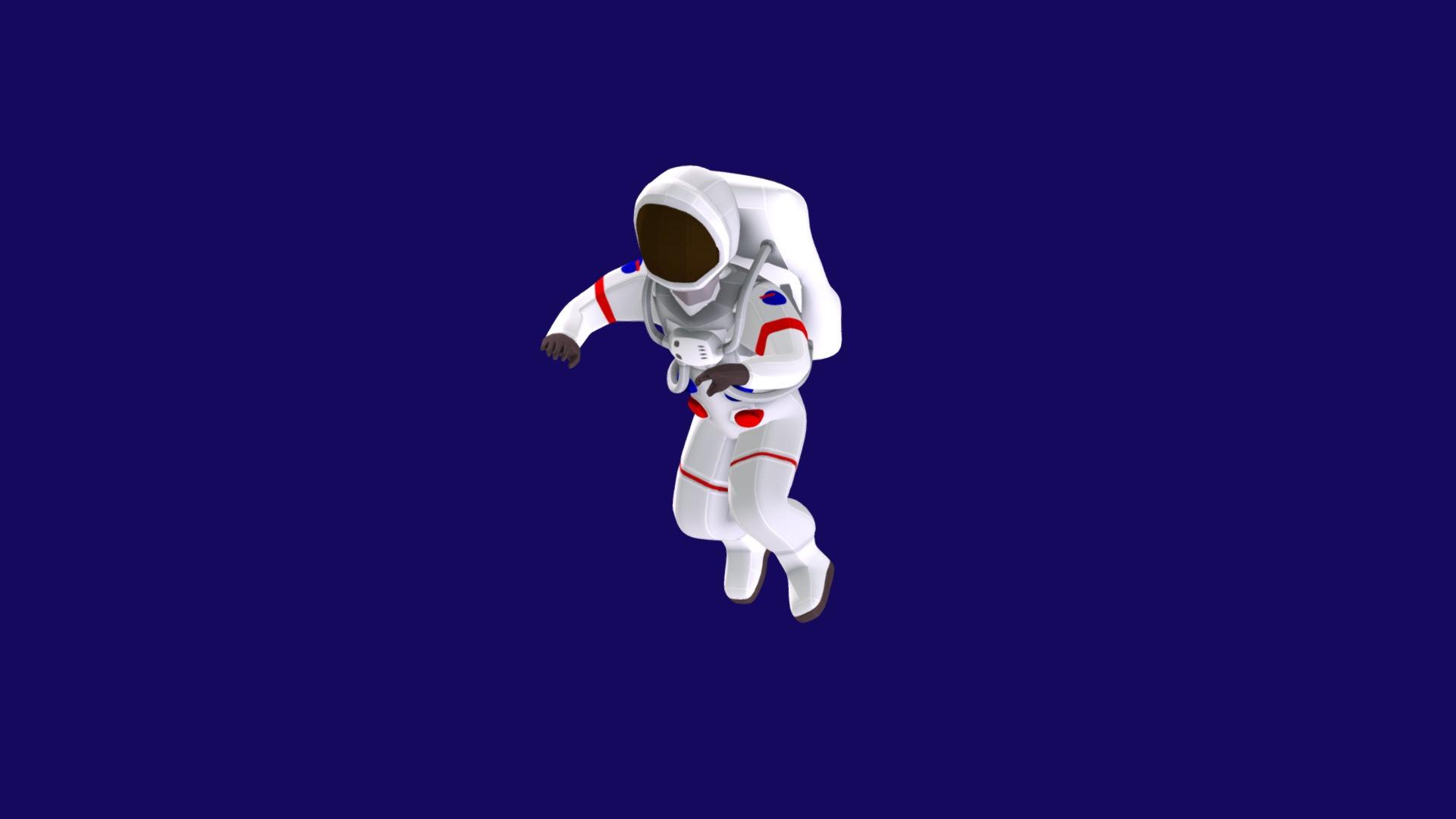 1920x1080 Astronaut floating in space Free 3D model by nitwit.friends [8d48699]