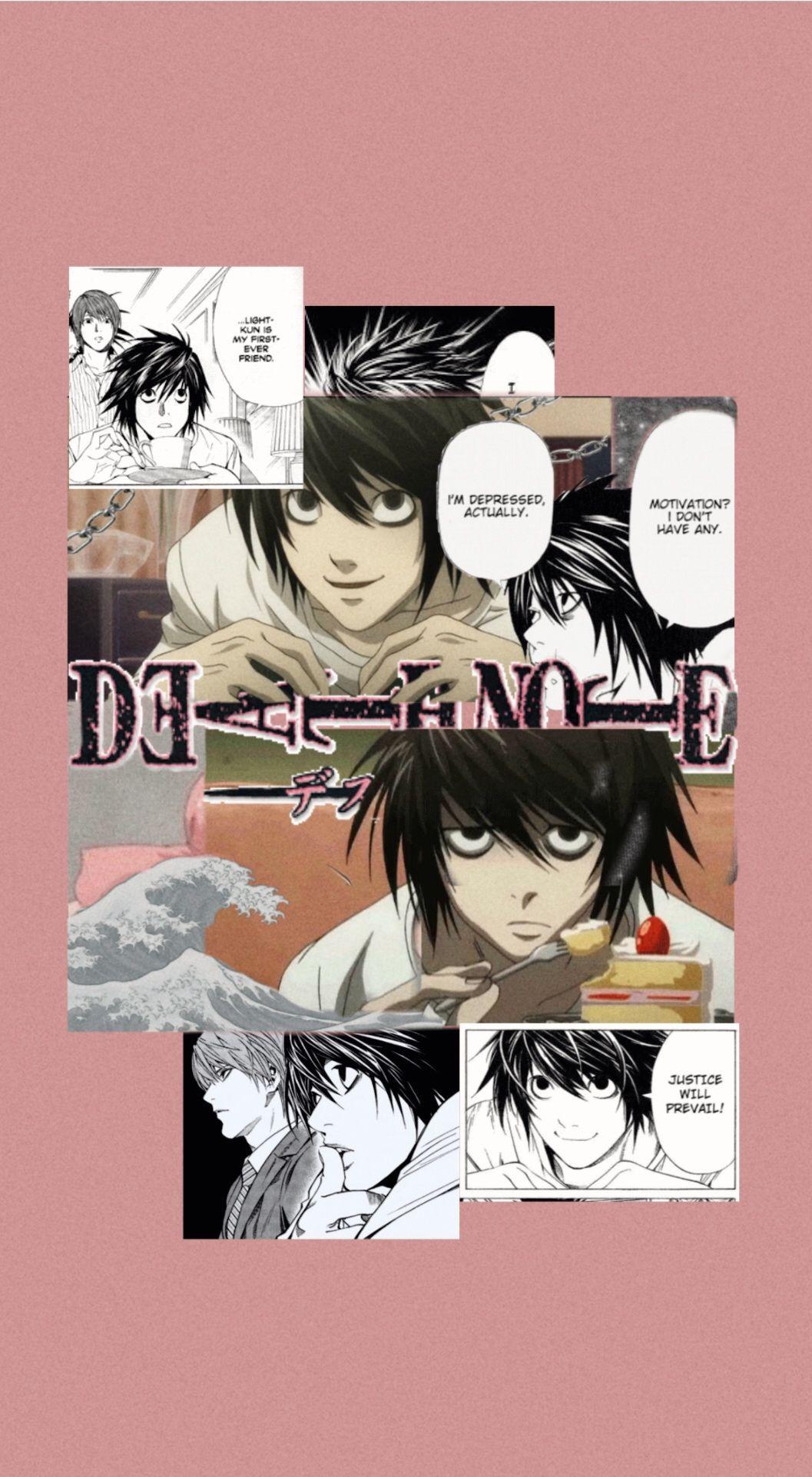 Death Note L Amoled Wallpapers - Dark Anime Wallpapers iPhone