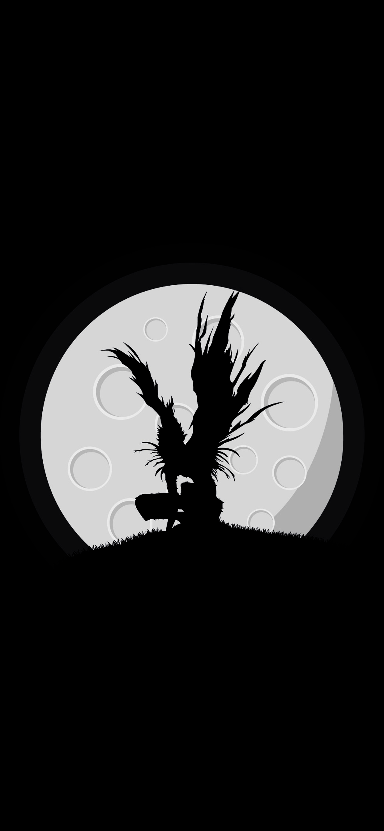 1242x2688 Death Note Amoled Wallpaper