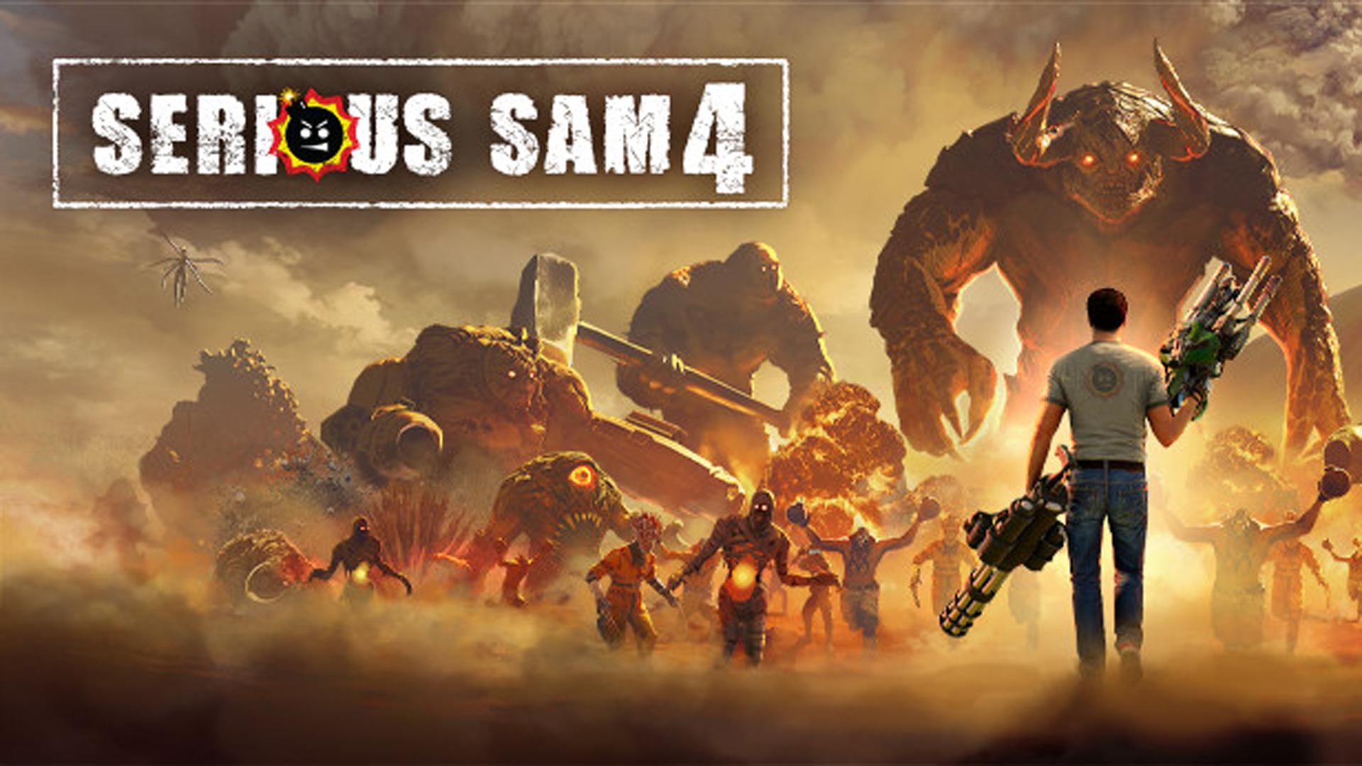 Все части сэма. Крутой Сэм 4. Serious Sam 4 Постер. Serious Sam 4 обложка. Serious Sam 4 ps4.