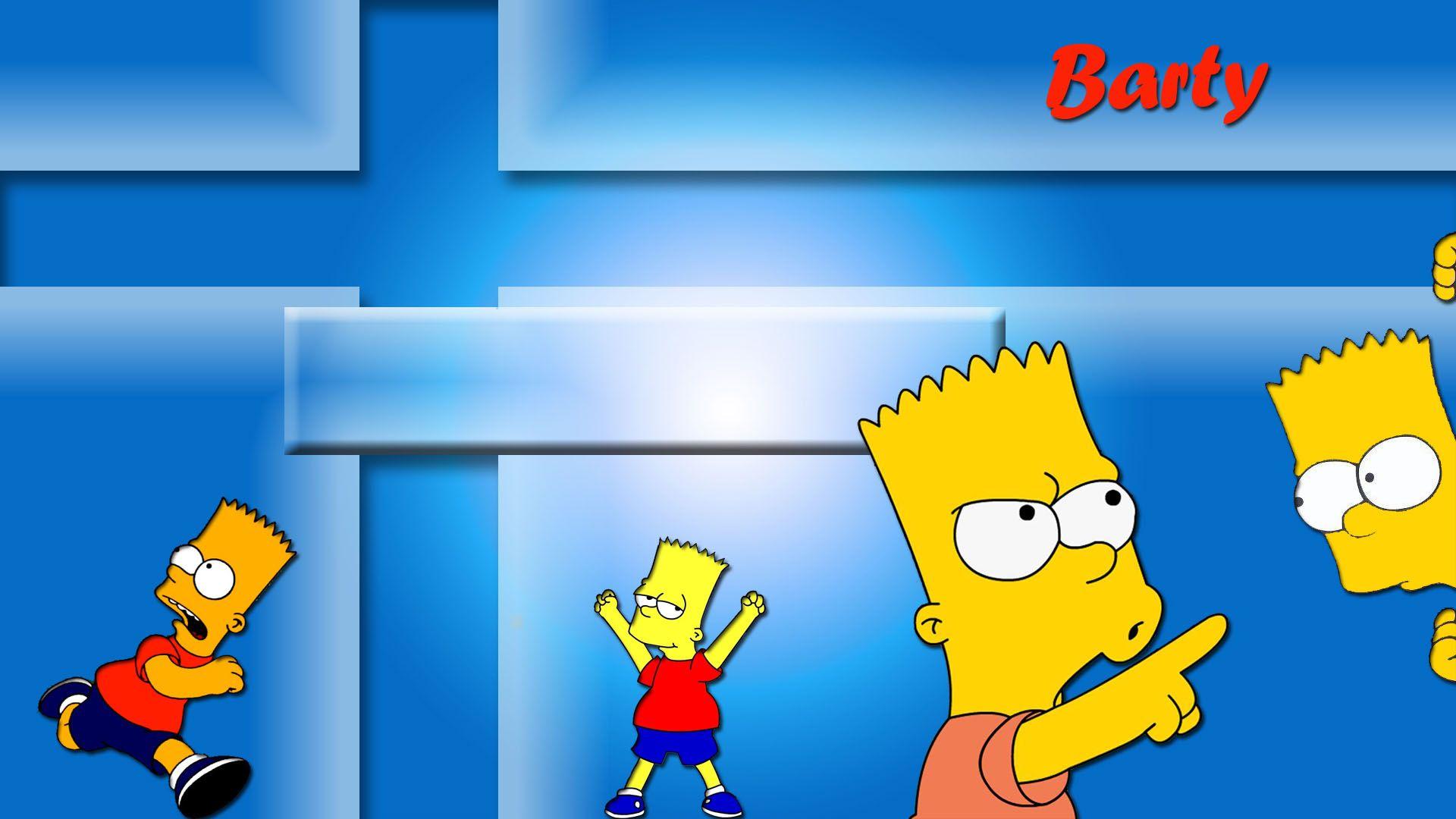 1920x1080 Bart simpson background