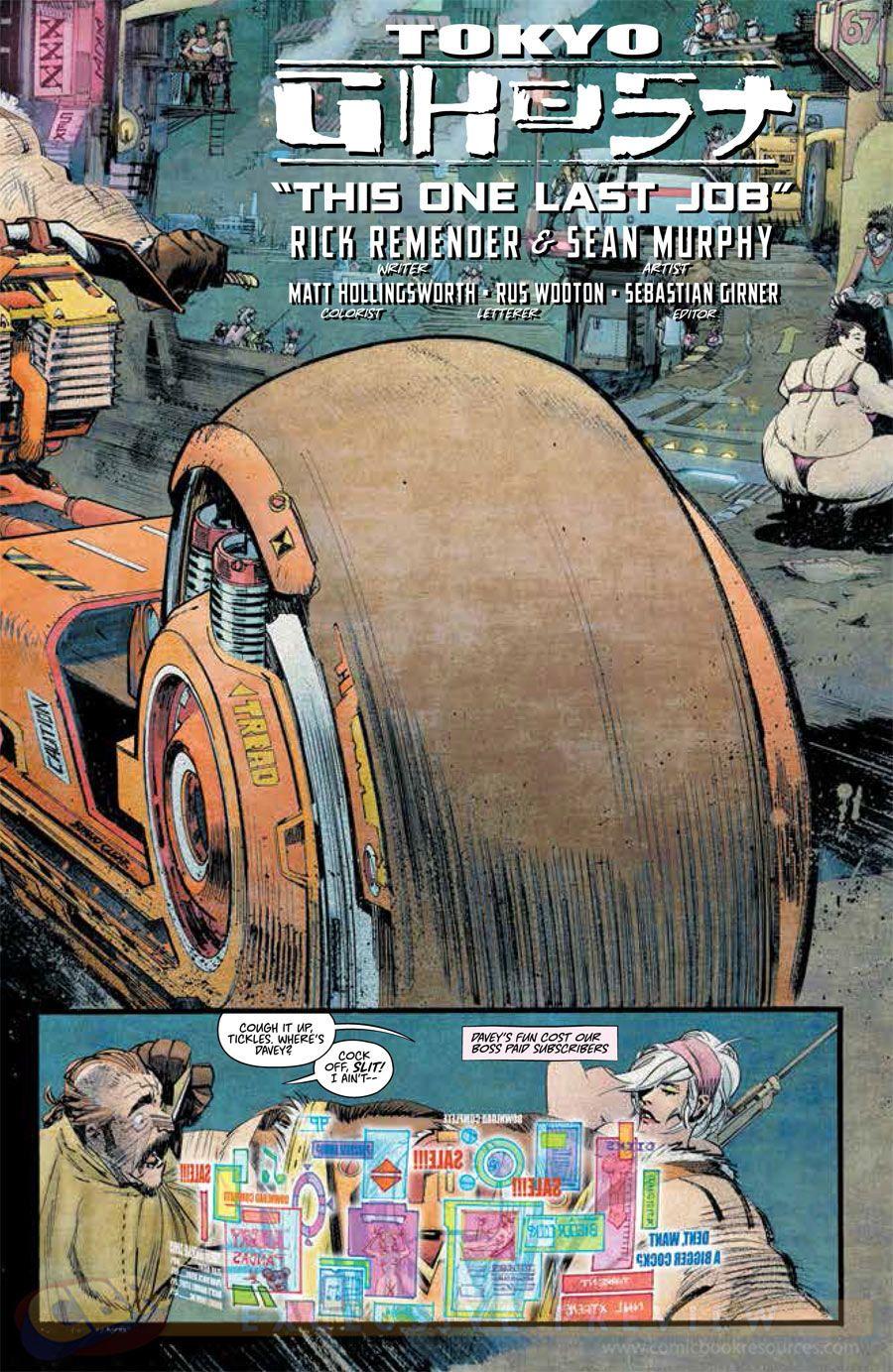 900x1383 Tokyo Ghost (Rick Remender Sean Murphy). Image Comics, Ghost, Comics