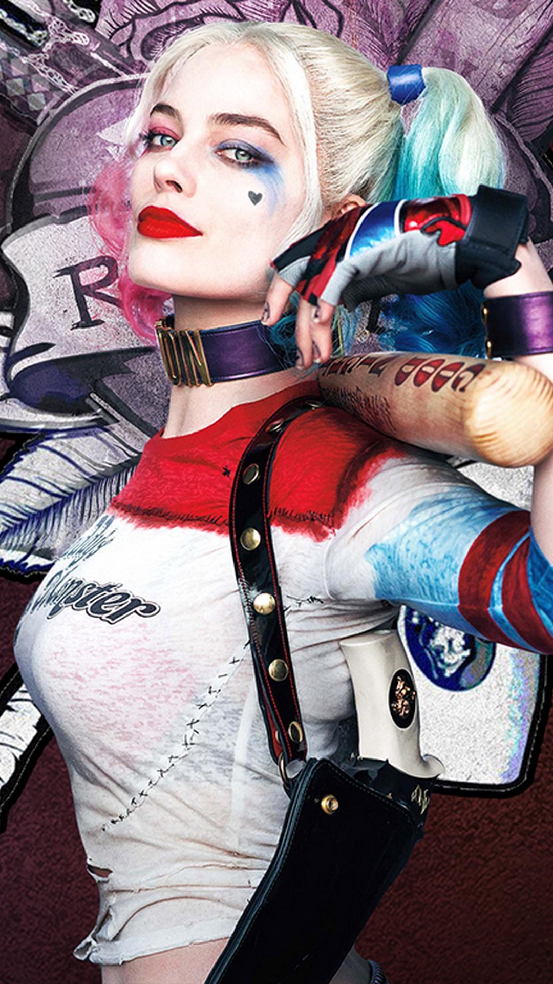 1080x1920 Harley Quinn Movie iPhone 7 Wallpaper Cute Wallpaper