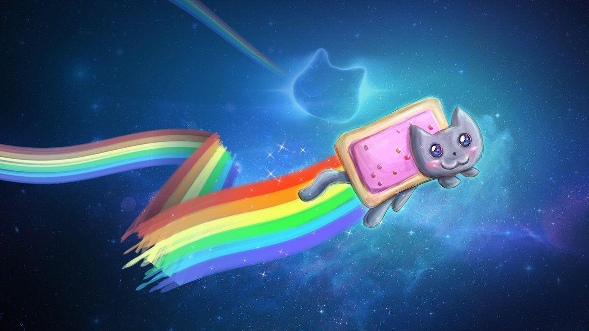 1191x670 The Wallpaper Background..: Nyan Cat Wallpaper