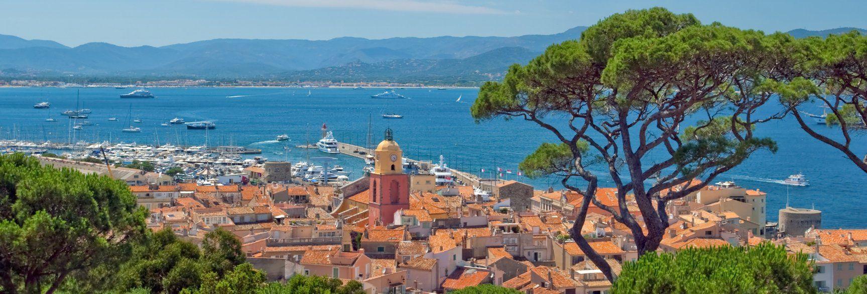 1727x586 Street In Saint Tropez, France. Album Wallpaper, Size > 1727x586 P