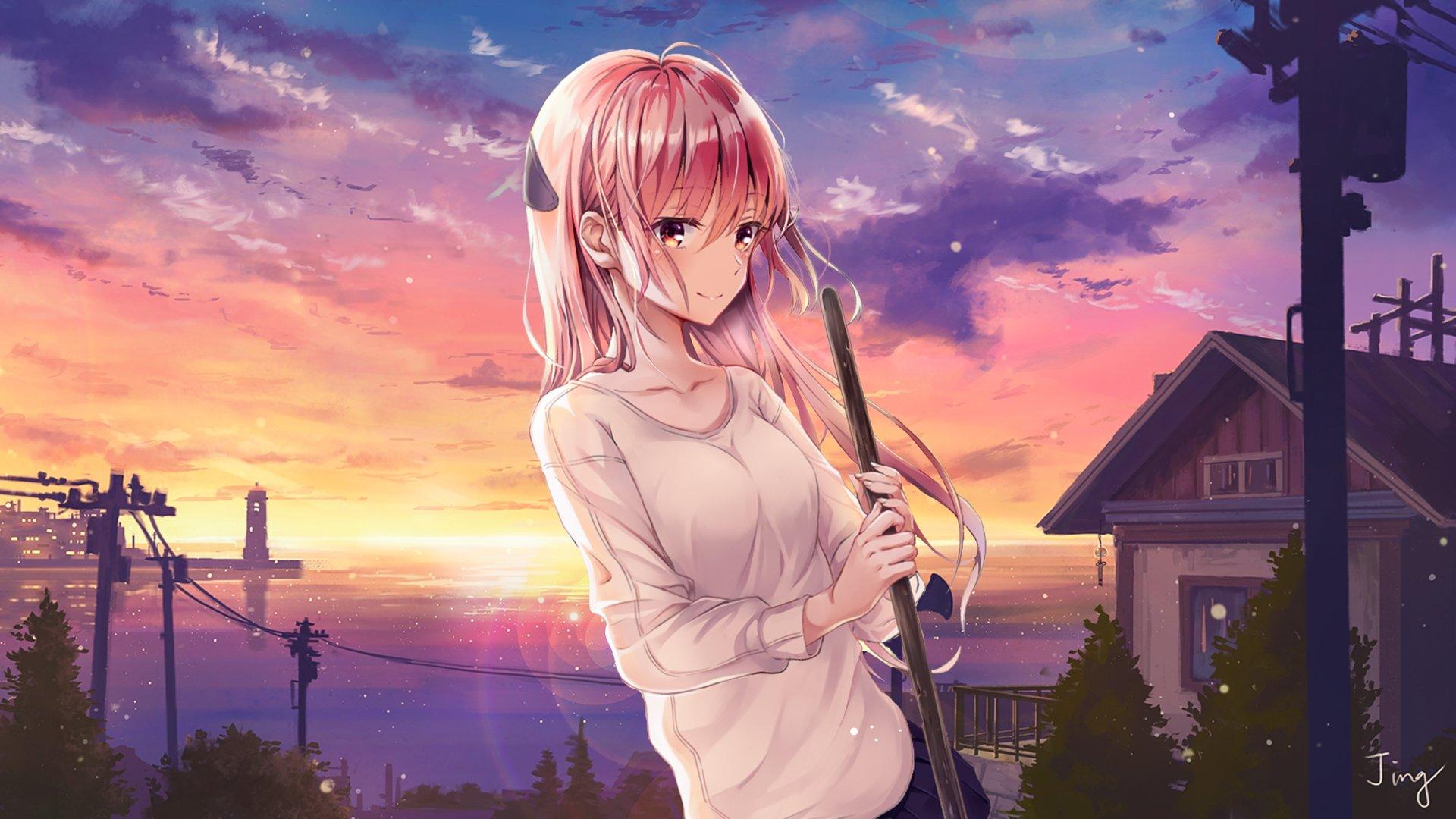 1920x1080 Tsukasa Yuzaki Wallpaper Tonikaku Kawaii