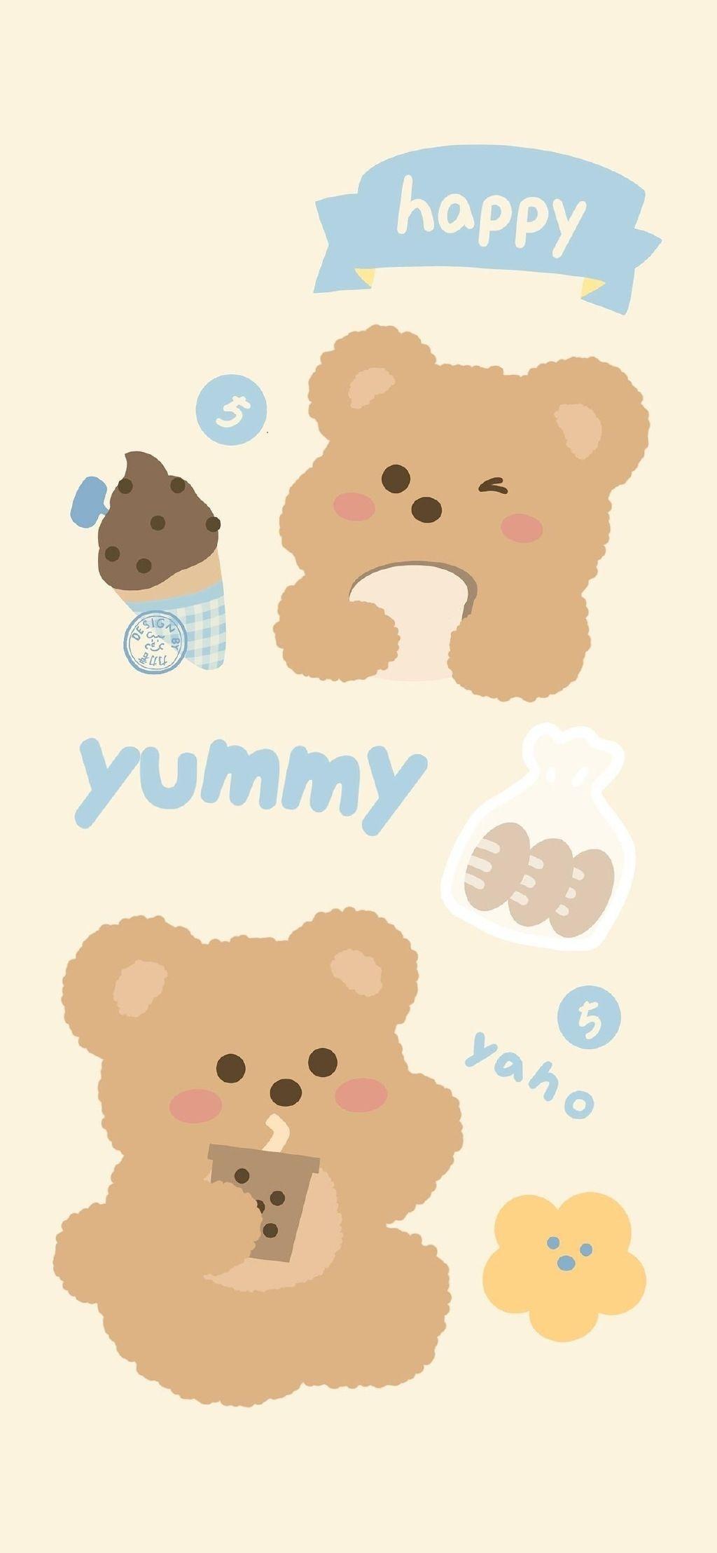 1024x2216 Wallpaper ideas. cute wallpaper, kawaii wallpaper, cute cartoon wallpaper