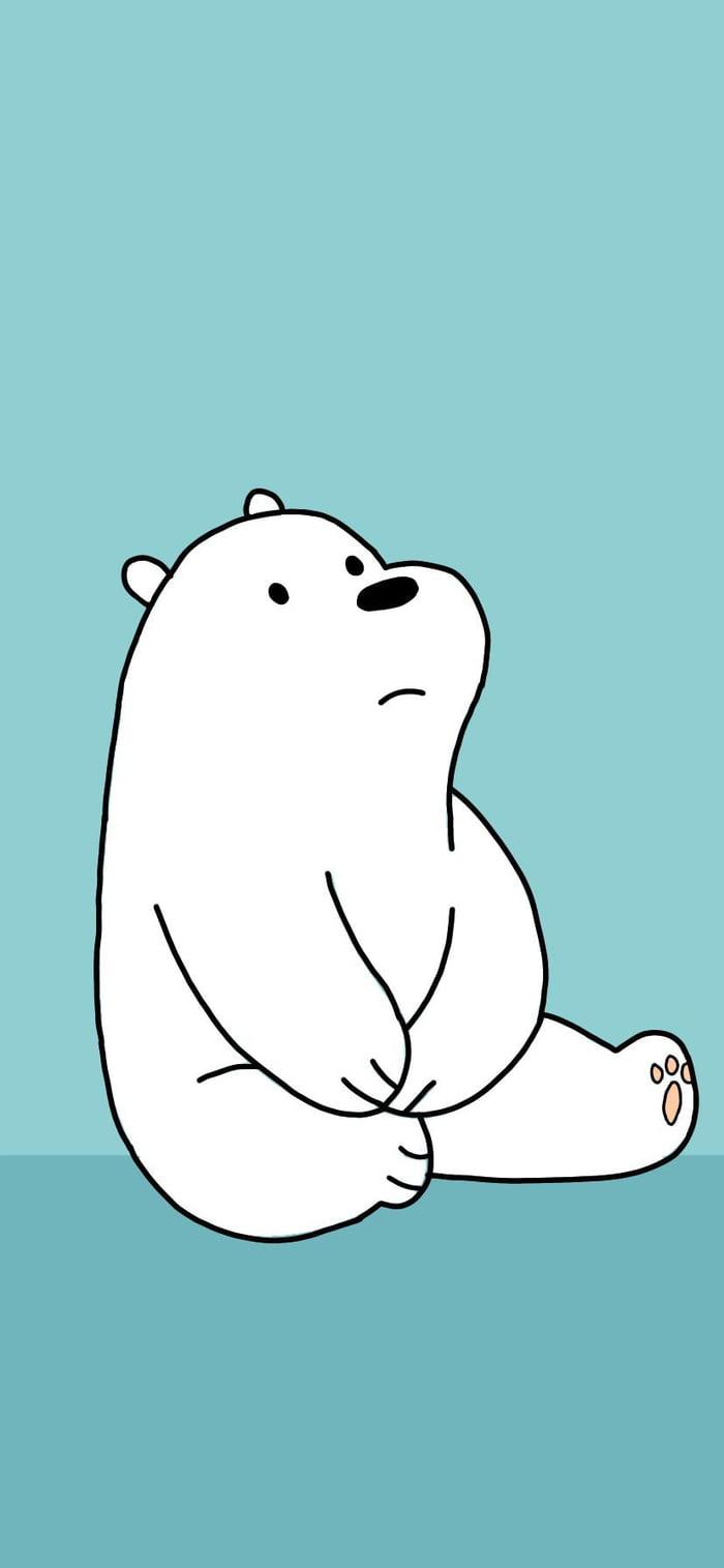 700x1515 Ice bear wallpaper for iPhone 11