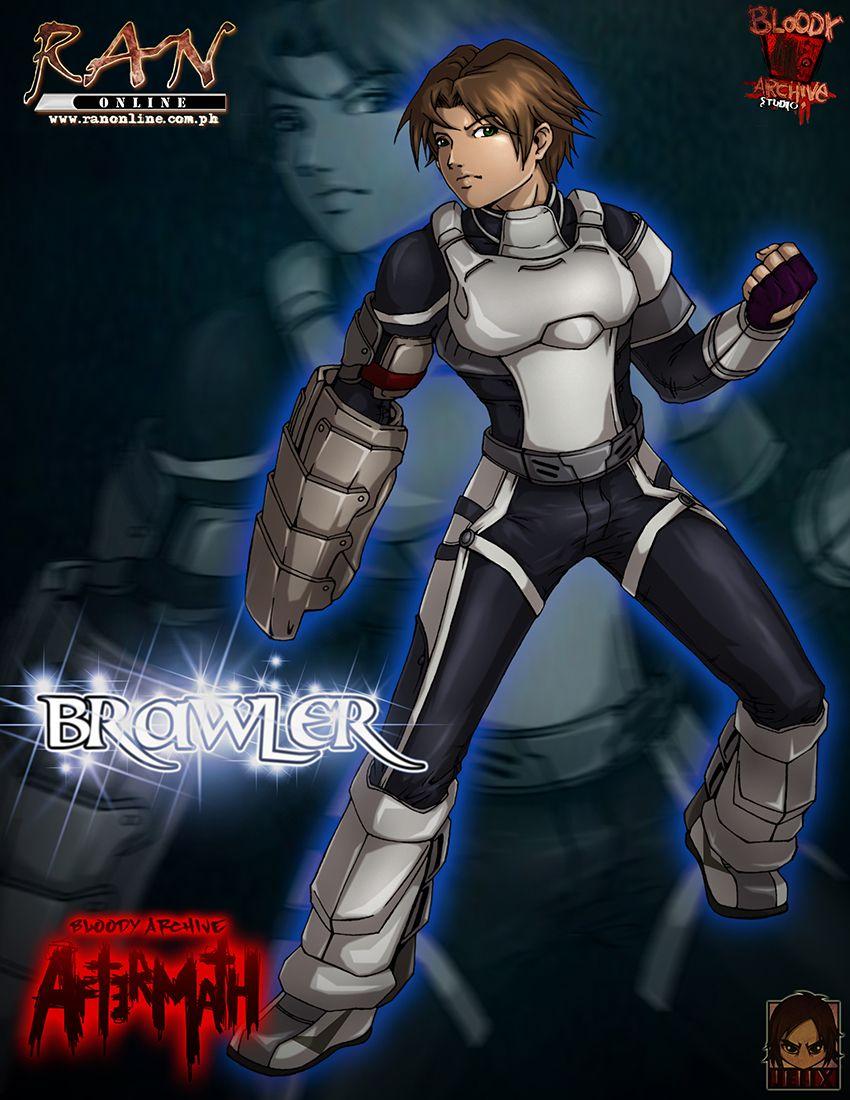 850x1100 Ran Online Brawler Male by jehx. Run online, Running, Digital artist