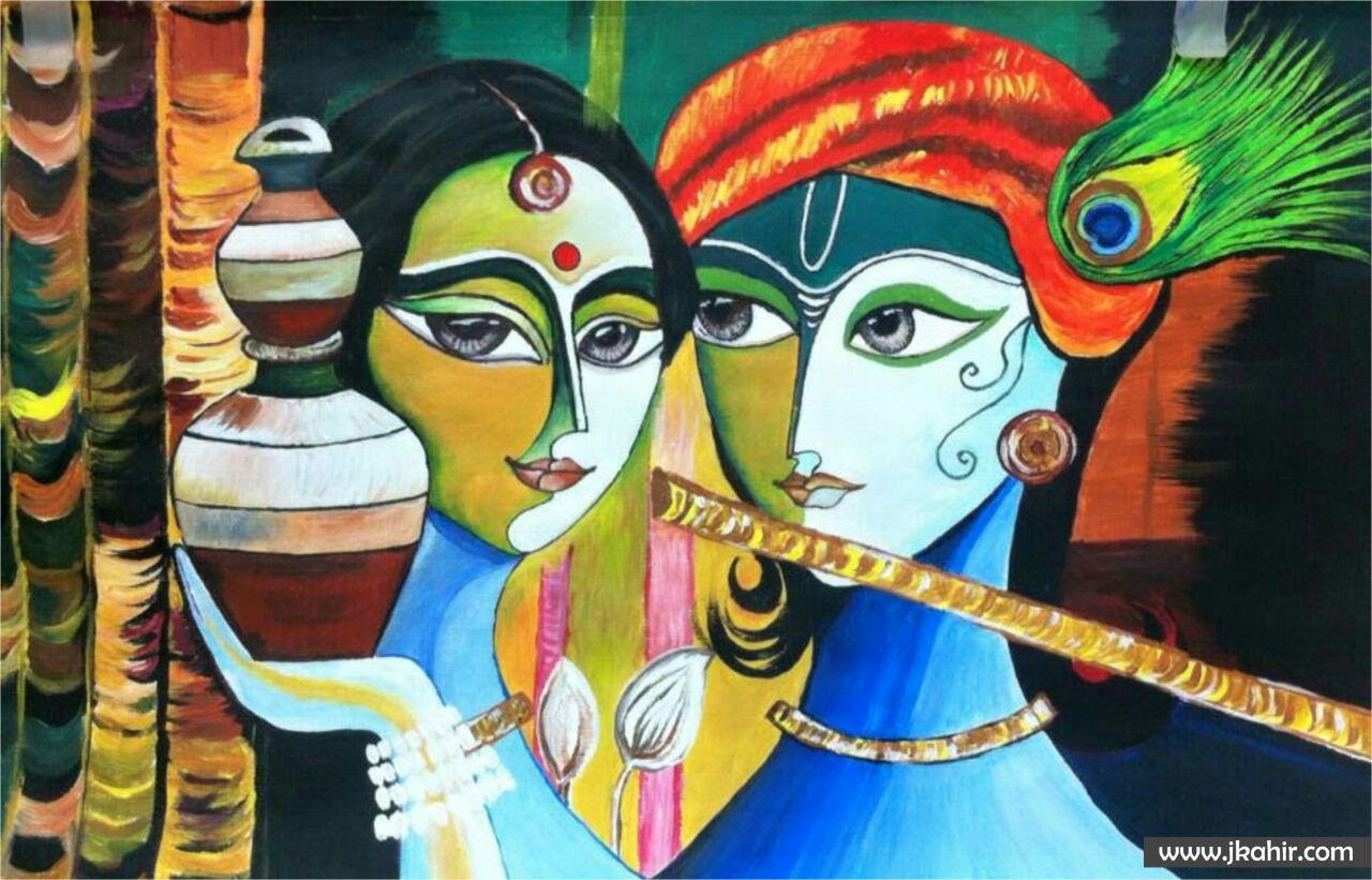 1280x821 Radhey Krishna Painting