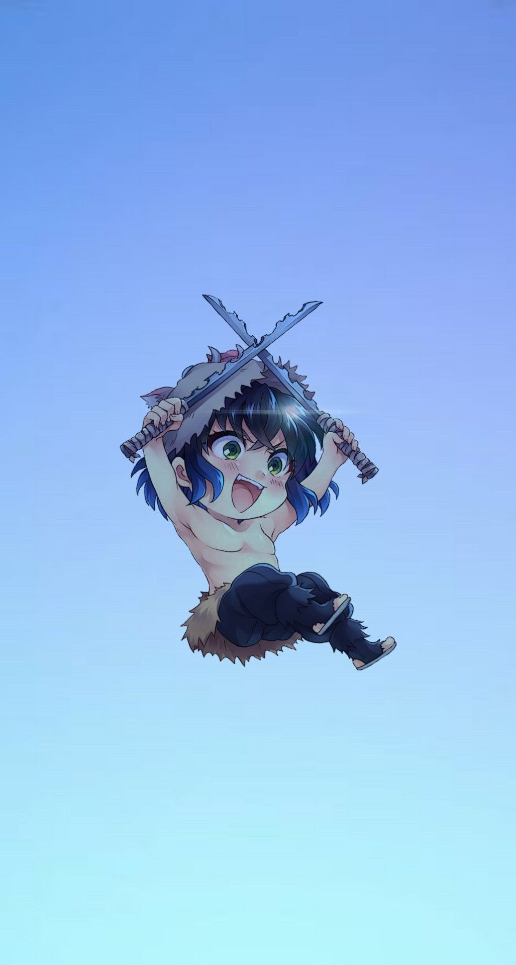 1027x1920 Demon Slayer Inosuke Wallpaper iPhone