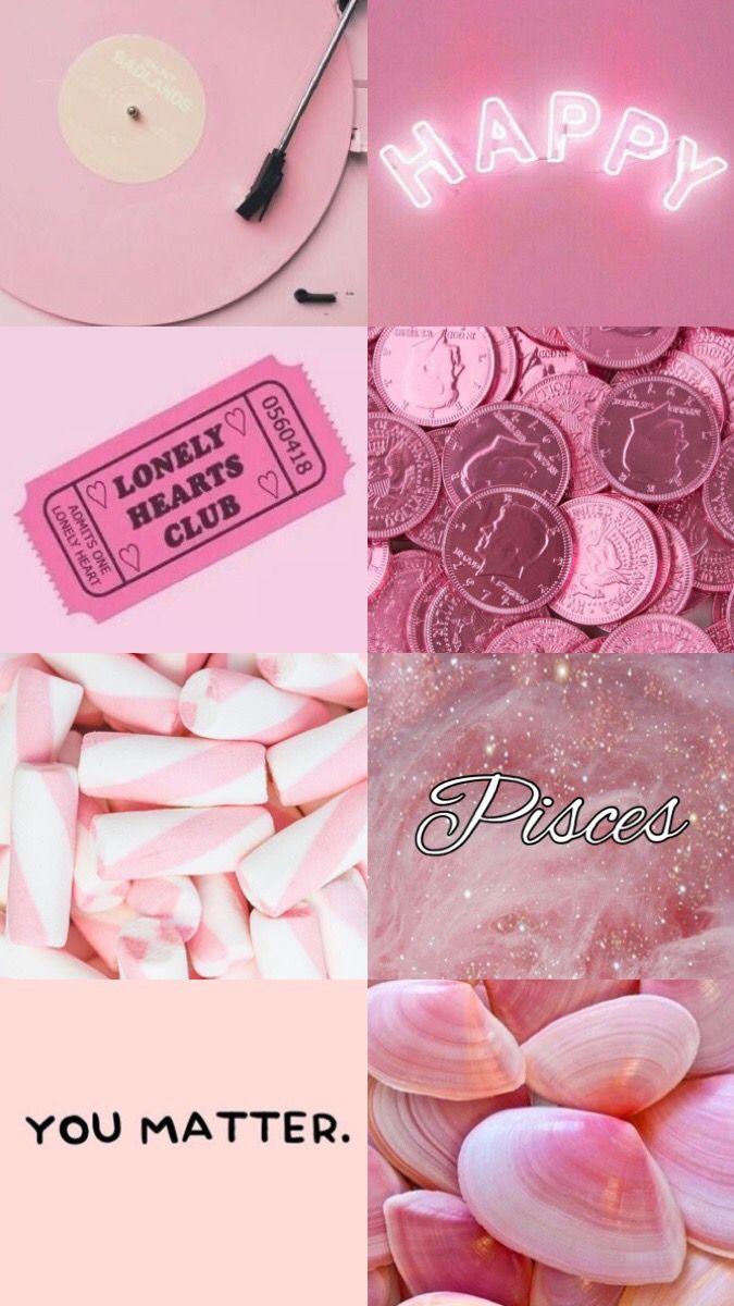 675x1200 Pisces Pink. Aquarius Aesthetic, Pink Glitter Wallpaper, Pink Wallpaper Girly