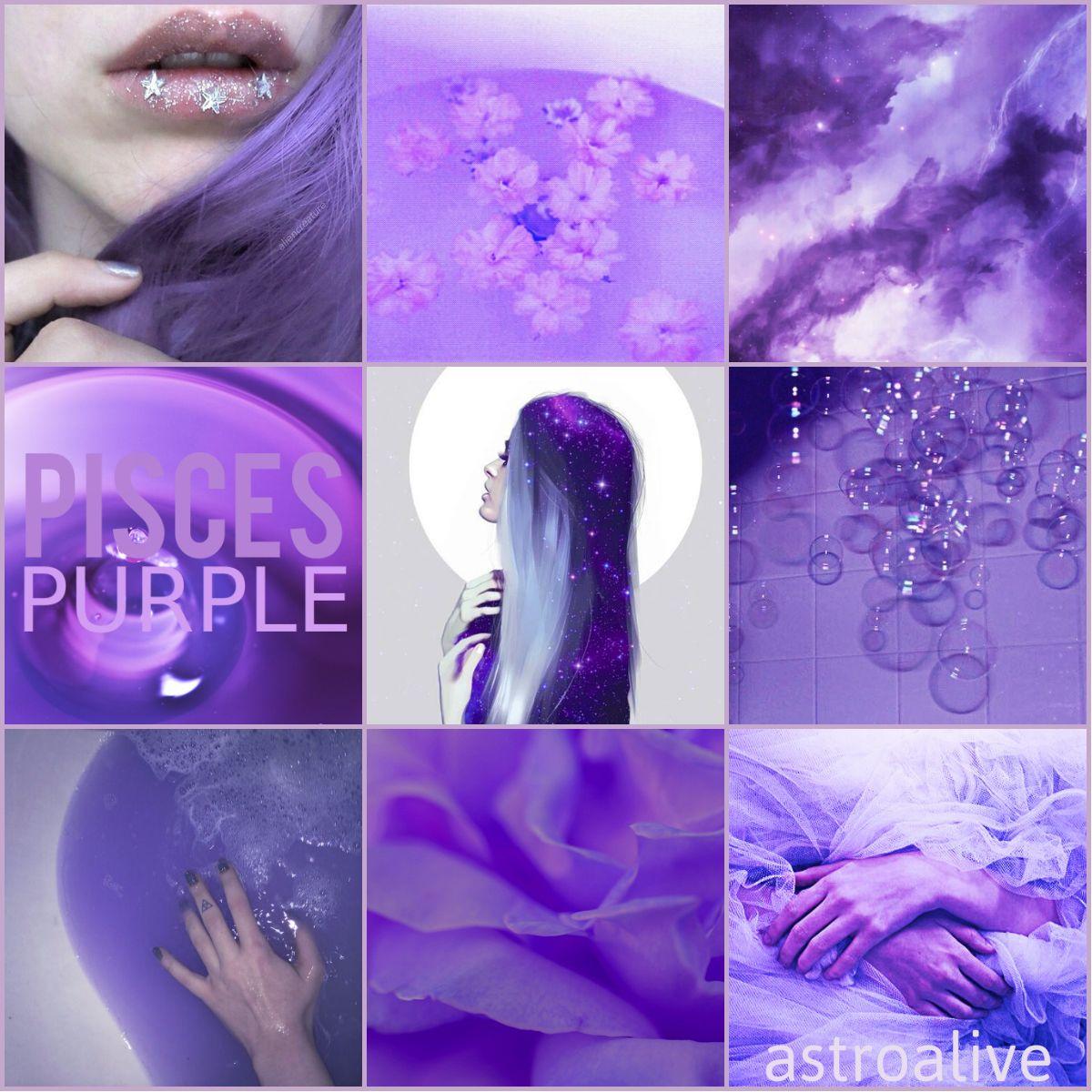 1200x1200 astroalive. Pisces color, Pisces, Lavender aesthetic