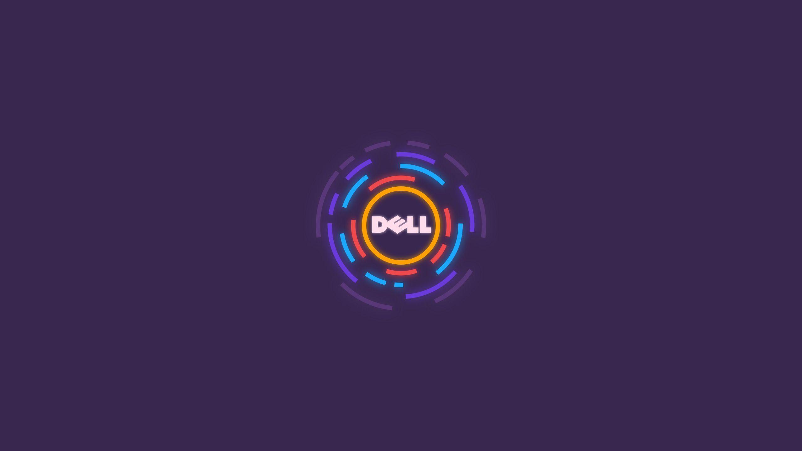 2560x1440 Dell Logo Minimalism, HD Computer, 4k Wallpaper, Image