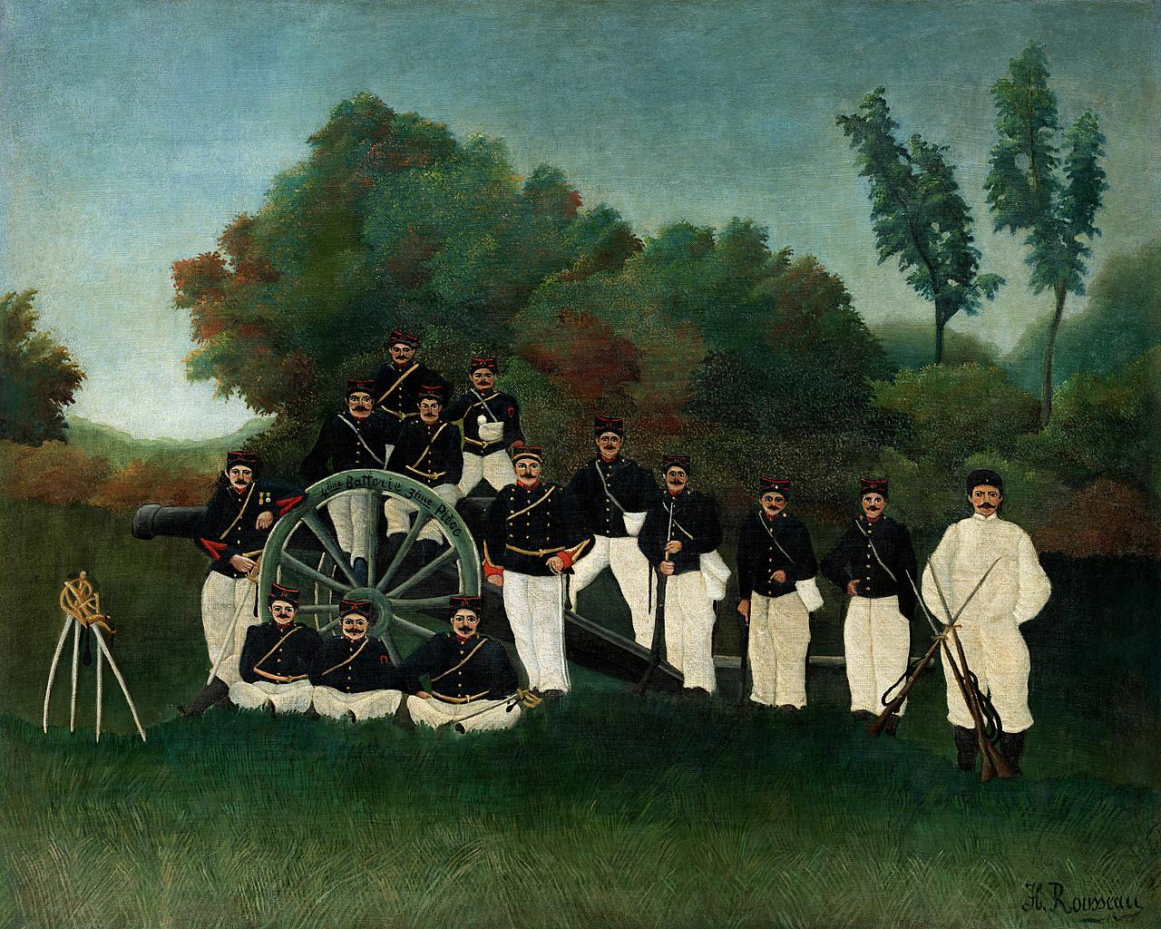 1280x1024 Artillerymen. The Guggenheim Museums and Foundation