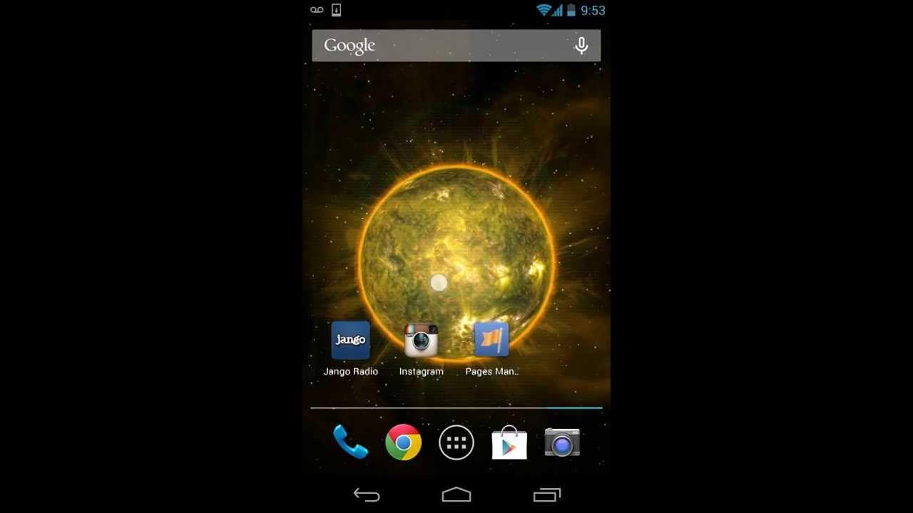 1280x720 Galaxy Planets Solar System Live Wallpaper