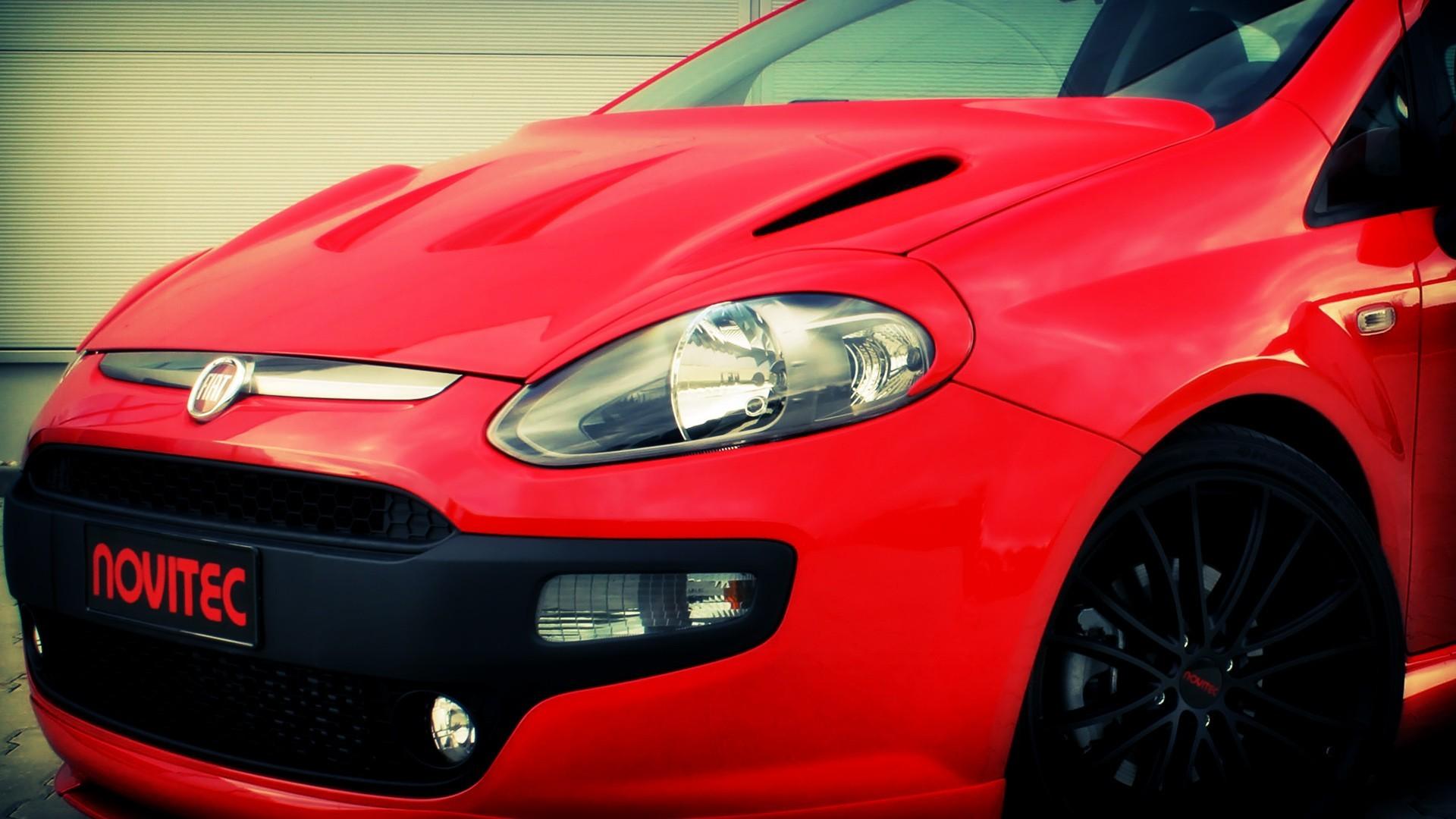 1920x1080 car, Red Cars, Fiat Punto, Tuning Wallpaper HD / Desktop and Mobile Background