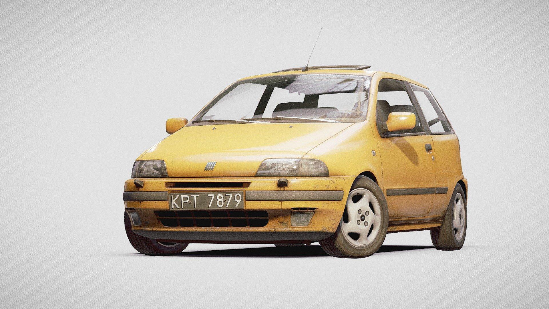1920x1080 FREE) 1995 Fiat Punto GT Free 3D model by Karol Miklas [48db6fa]