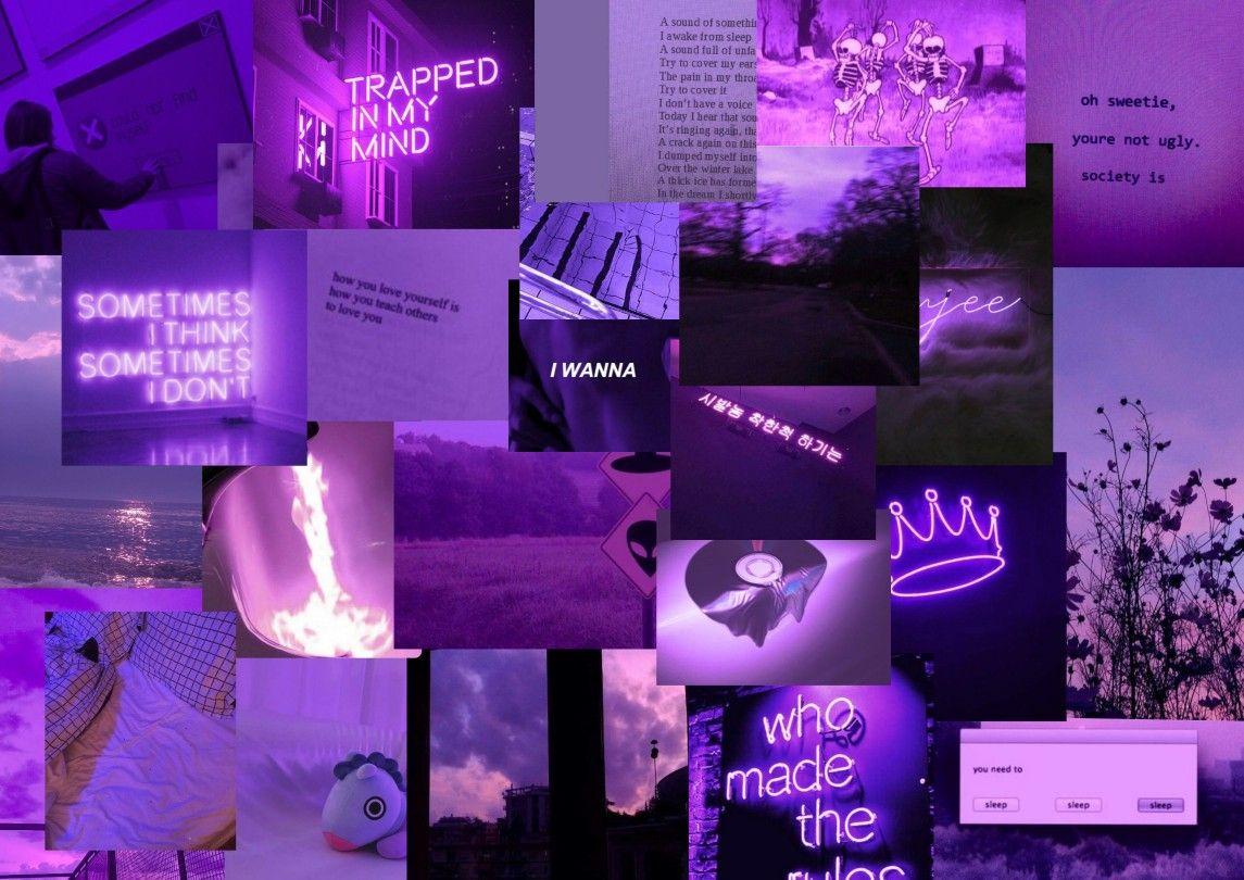 Purple Collage Desktop Wallpapers Top Free Purple Collage Desktop Backgrounds Wallpaperaccess