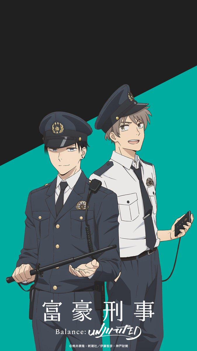 675x1200 Fugou Keiji Balance: UNLIMITED Pc and Smartphone Wallpaper of Daisuke and Haru from Fugou Keiji BUL Points Silver Benefit