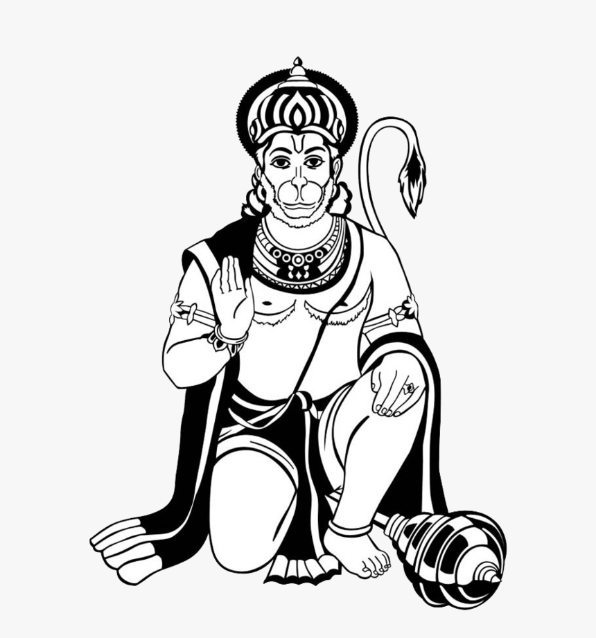 Lord Hanuman Black and White HD Wallpapers - Top Free Lord Hanuman Black  and White HD Backgrounds - WallpaperAccess