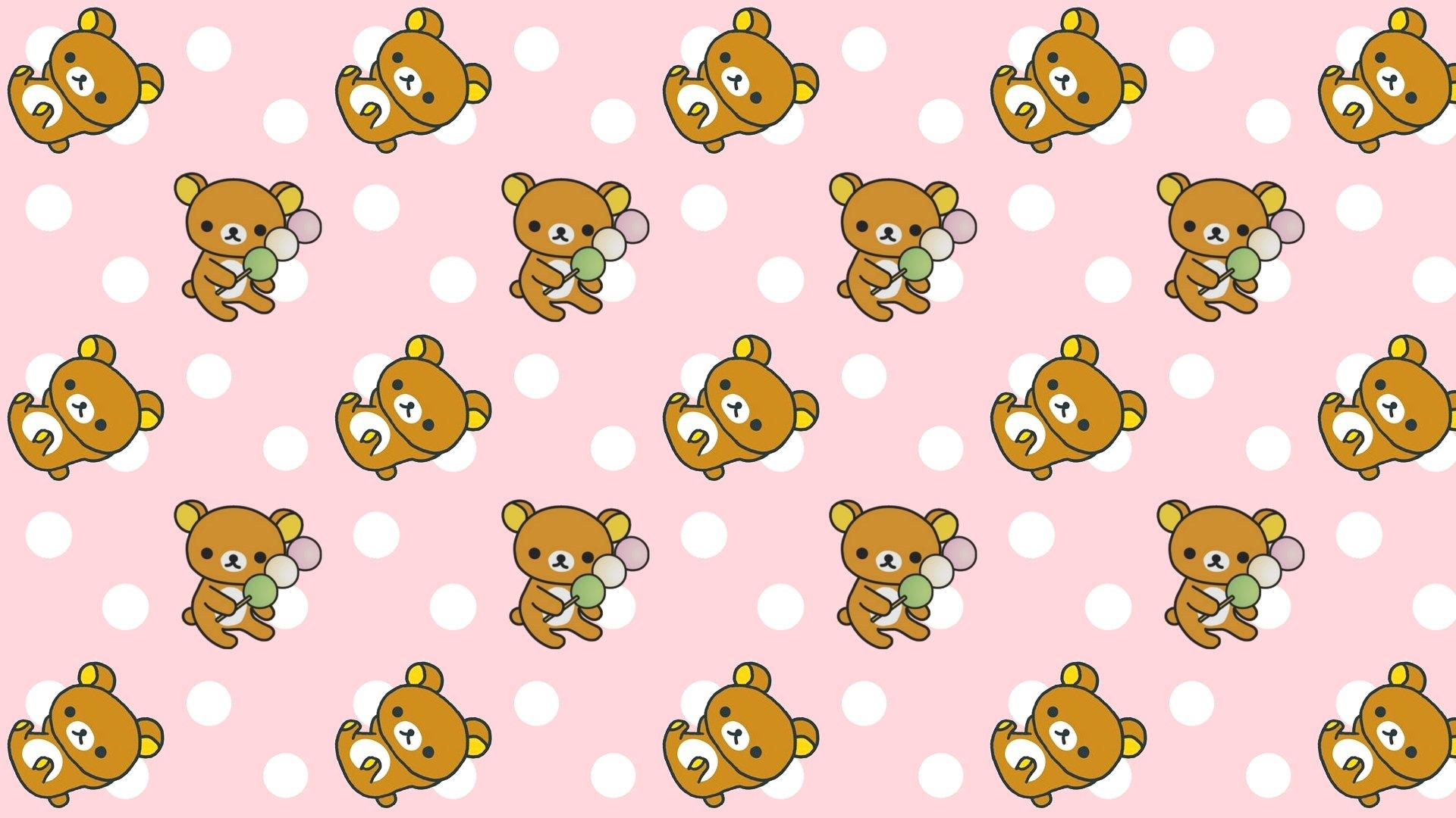 1920x1080 Kawaii Bear Wallpaper