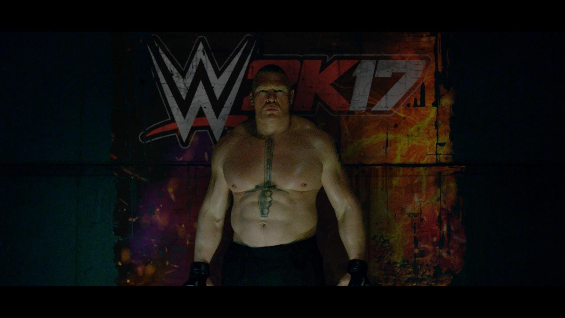 1920x1080 BROCK LESNAR SUPLEX CITY TRAILER FOR WWE 2K17