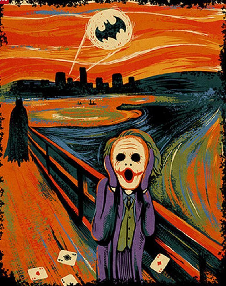 794x1005 Batman Joker Scream Cross Stitch Pattern. Art jokes, Pattern art, Cross stitch patterns
