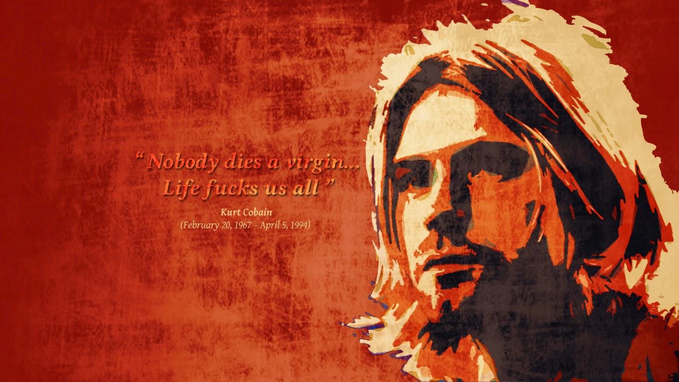 1366x768 Nirvana Cobain Wallpaper