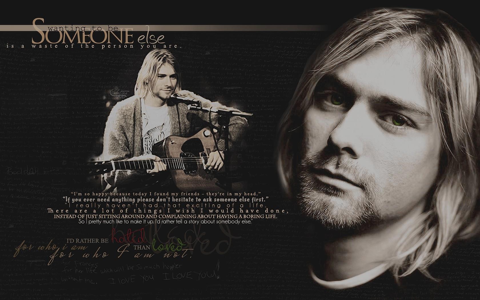 1680x1050 Download Wallpaper, Download 640x960 text quotes nirvana kurt cobain sepia guitars artwork musicians 1680x1050 wallpaper People HD Wallpaper, Hi Res People Wallpaper, High Definition Wallpaper