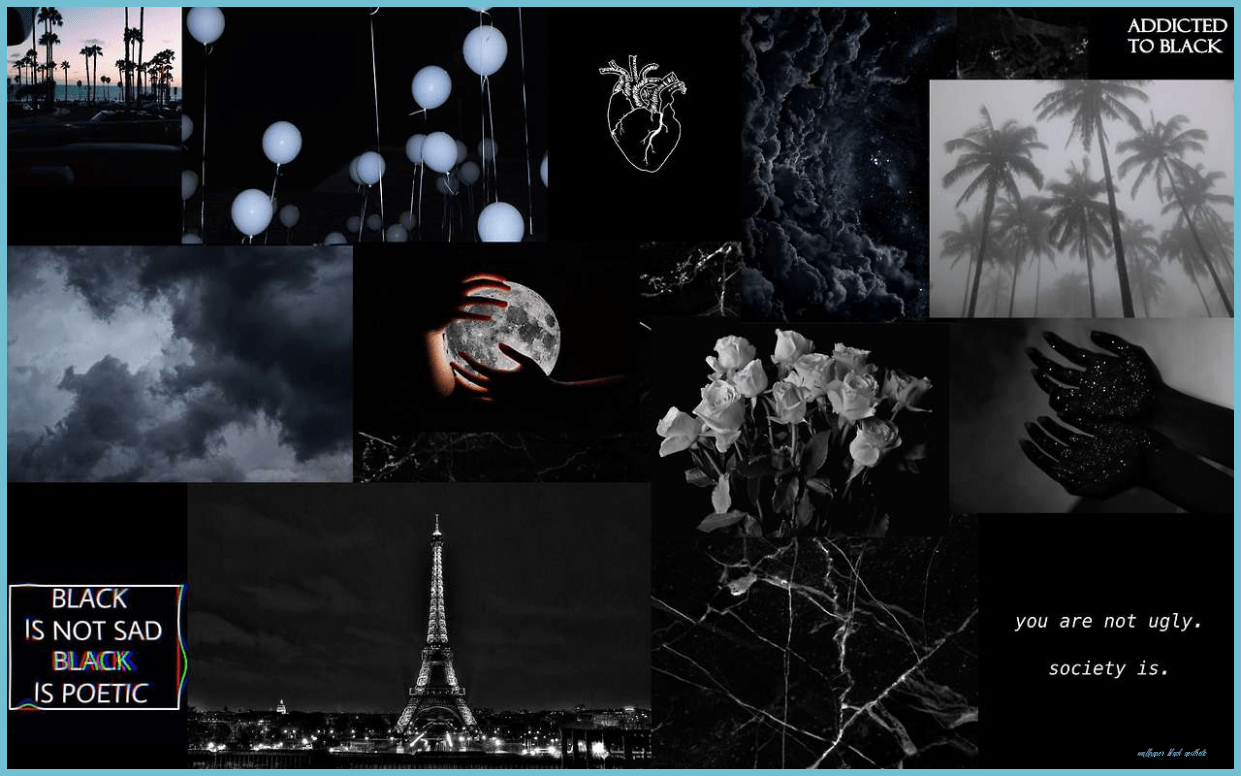 Dark Collage Wallpapers Top Free Dark Collage Backgrounds Wallpaperaccess