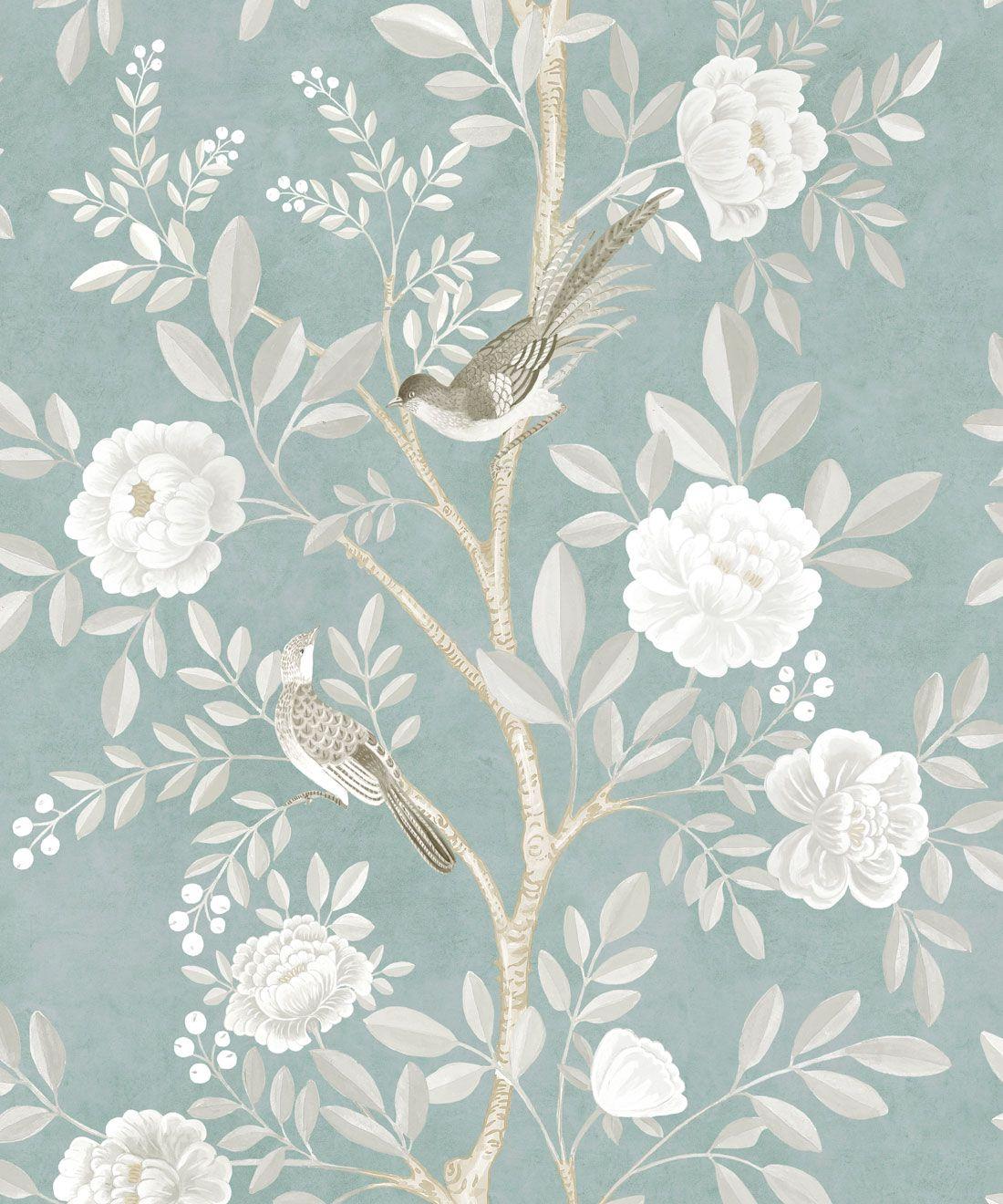 1100x1320 Chinoiserie Wallpaper • Robust Florals & Playful Birds USA