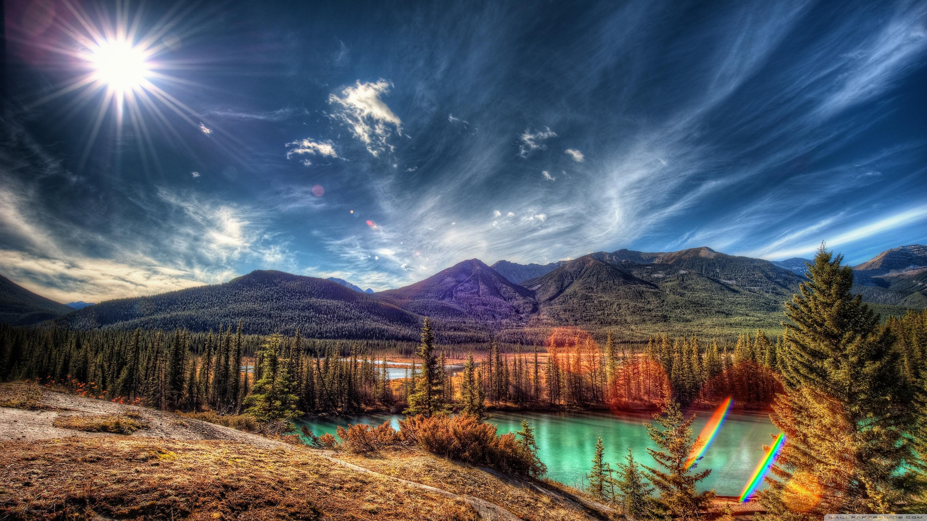3554x1999 Banff National Park, Alberta, Canada Ultra HD Desktop Background Wallpaper for 4K UHD TV : Widescreen & UltraWide Desktop & Laptop : Multi Display, Dual Monitor : Tablet