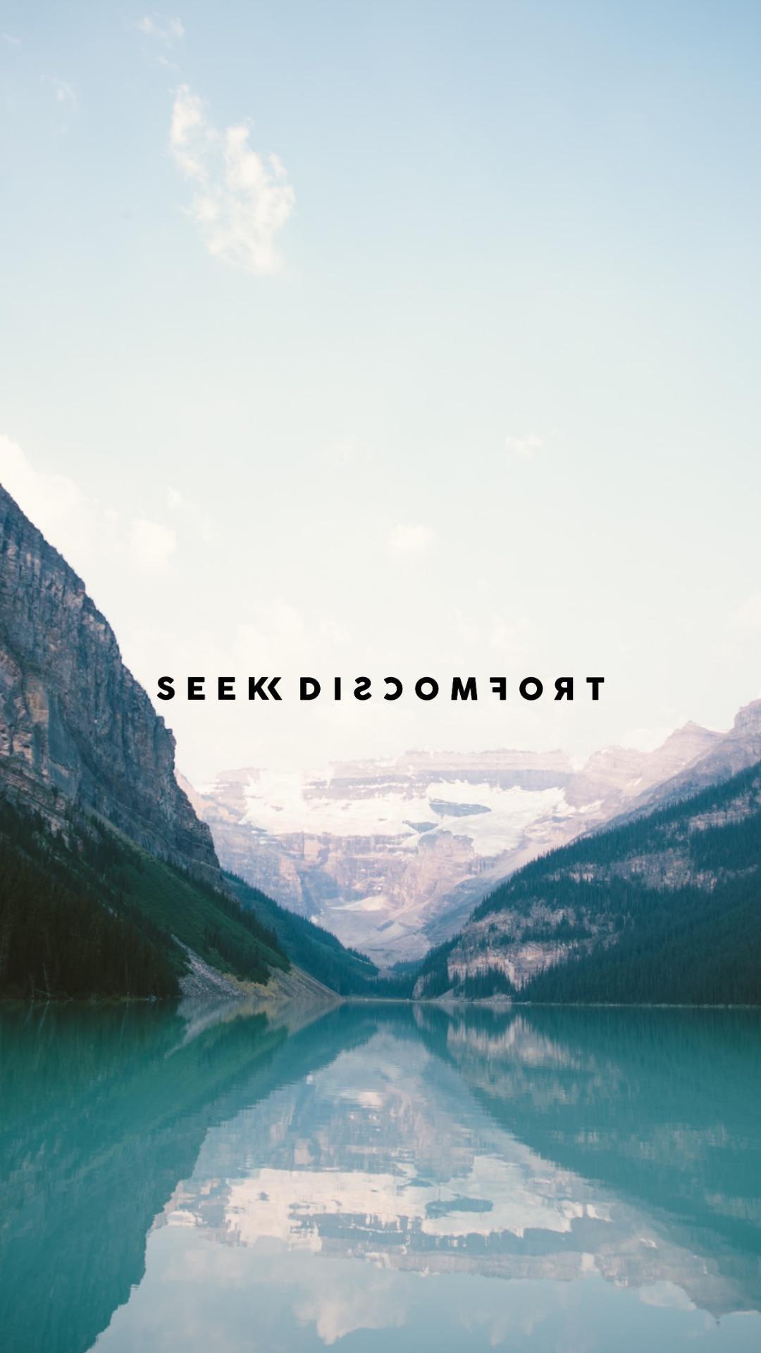 1080x1920 Seek discomfort wallpaper ⚡️