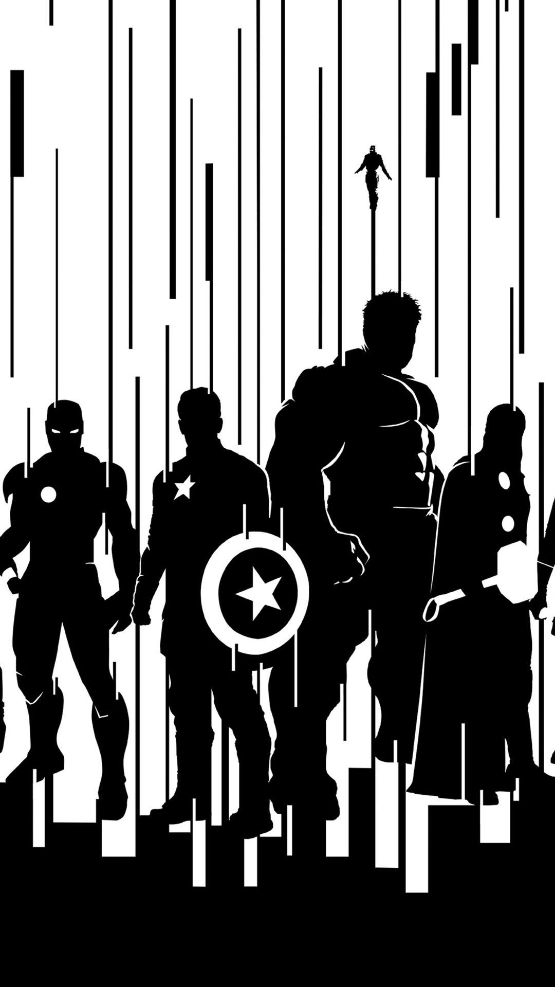 1080x1920 Neon Avengers Wallpaper Spiderman