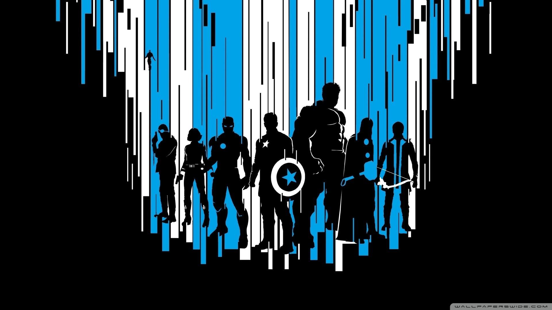 1920x1080 Cherah97: 1080p Avengers Black Wallpaper HD