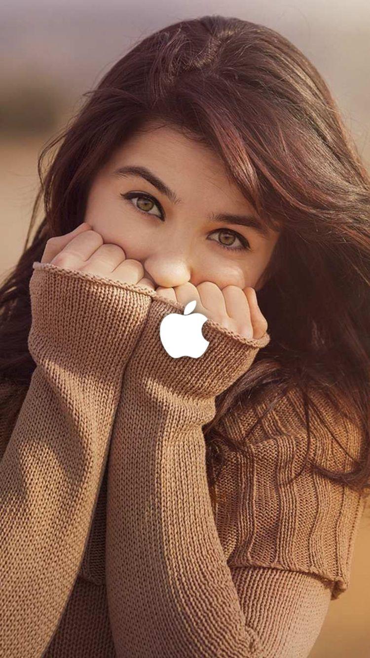750x1335 Cute Girl For iPhone Wallpaper