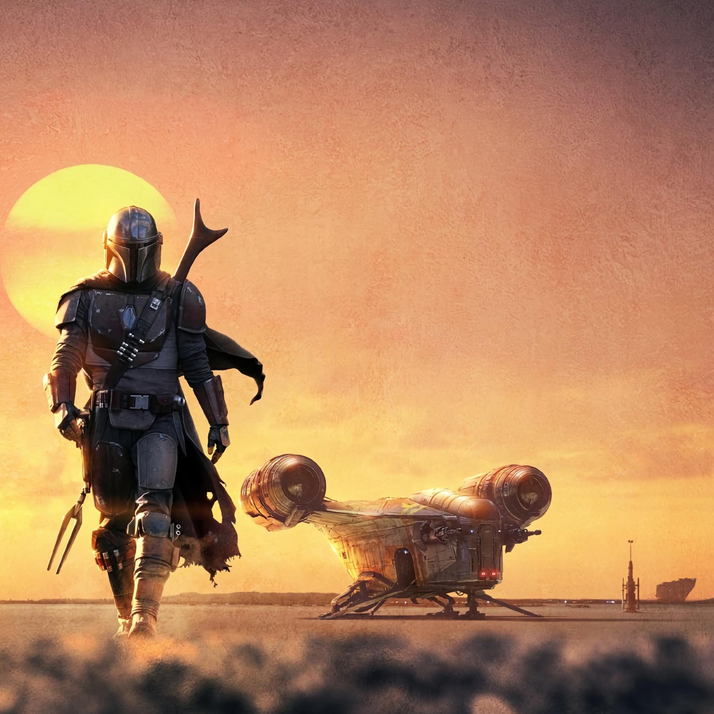 2932x2932 Star Wars The Mandalorian 2019 iPad Pro Retina Display HD 4k Wallpaper, Image, Background, Photo and Picture