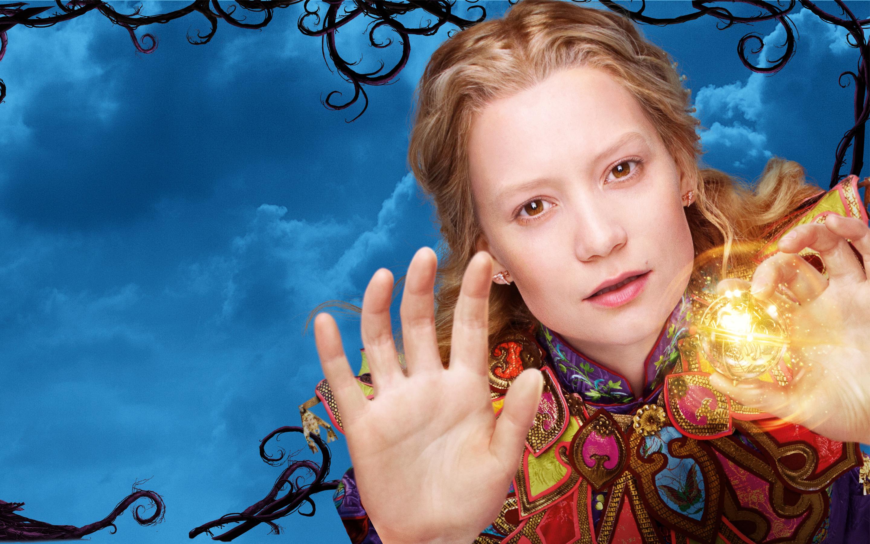 2880x1800 Mia Wasikowska Aliceking Glass Wallpaper