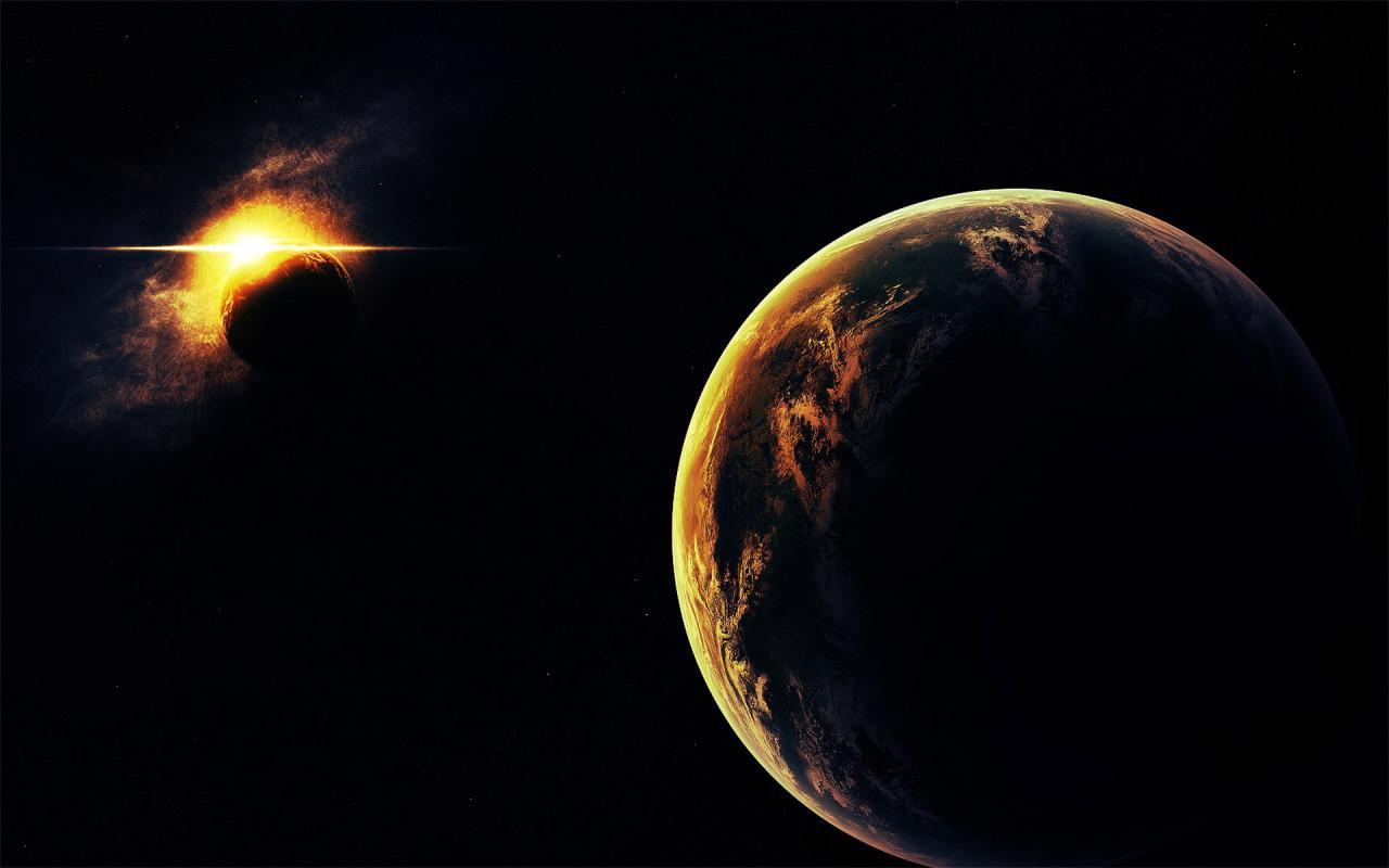 1280x800 Solar Eclipse Live Wallpaper for Android