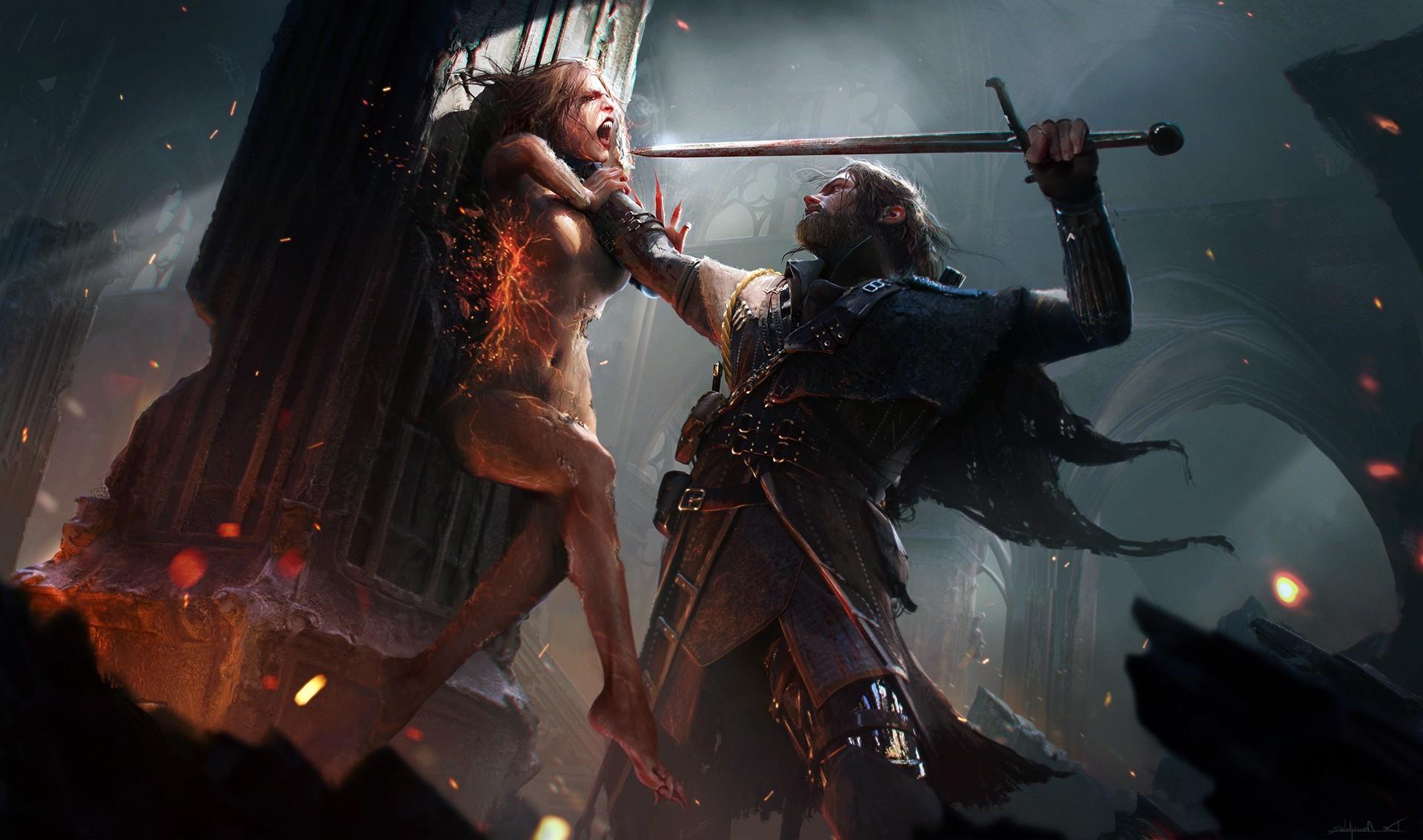 1920x1134 fantasy Art, The Witcher Wallpaper HD / Desktop and Mobile Background