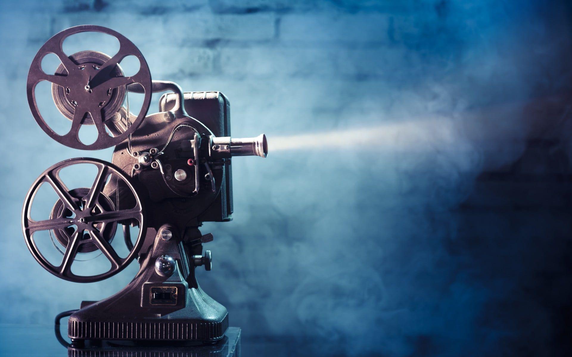 1920x1200 Black Reel To Reel Projector #technology #movies Projector 8mm Film Reel #cyan #blue #smoke #machine P #wallpaper #hdwall. Film Projector, Film Reels, Movies