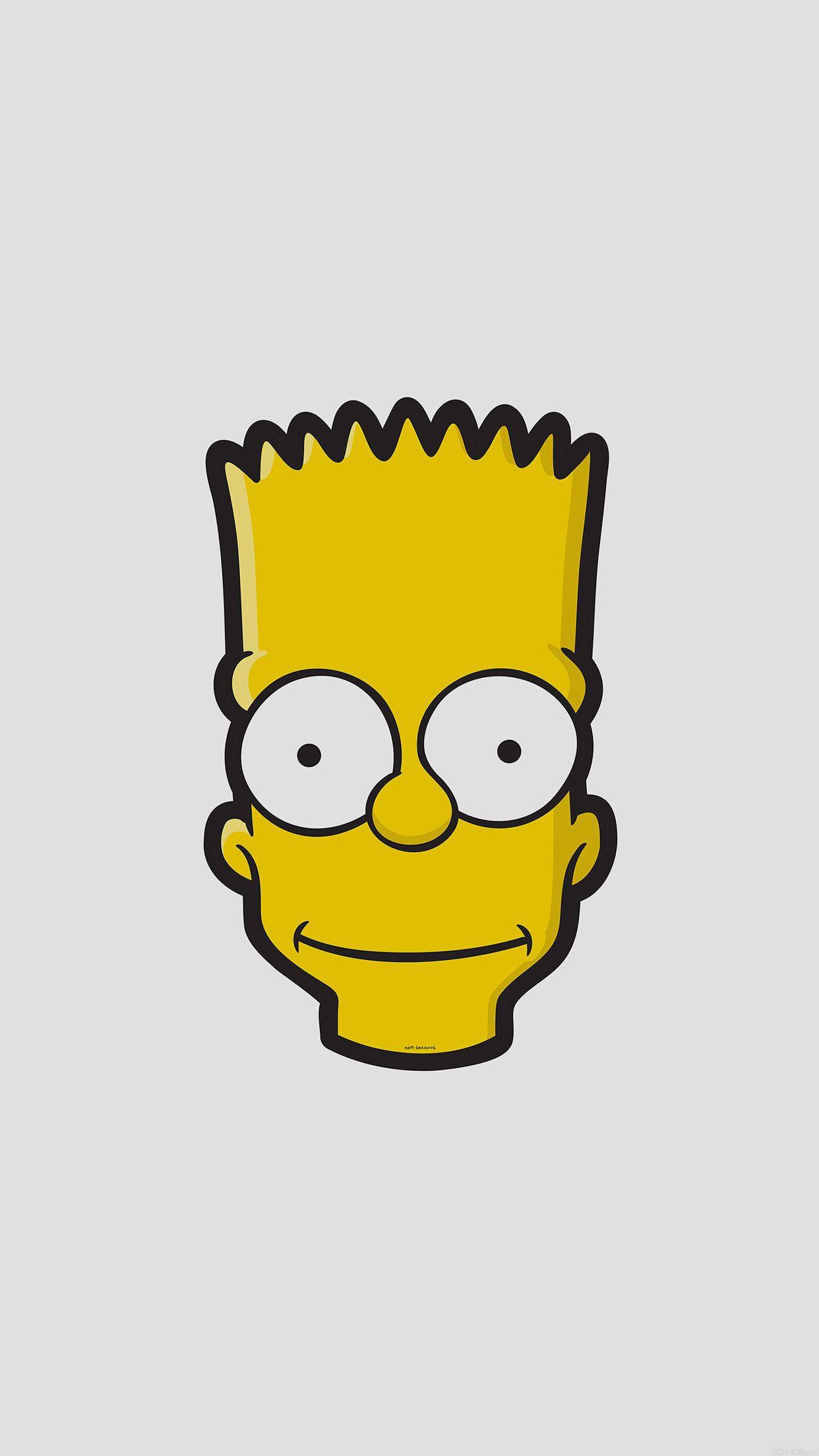 1242x2208 iPhone 6 wallpaper. bart face art illust