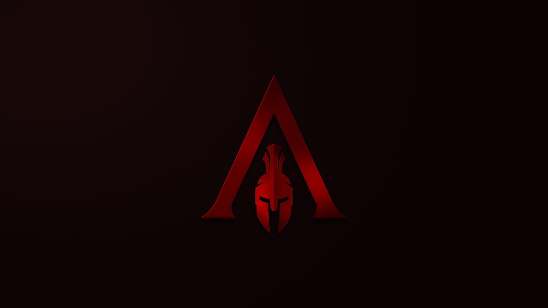 1920x1080 Desktop wallpaper helmet, minimal, assassin's creed odyssey, HD image, picture, background, 389cd6