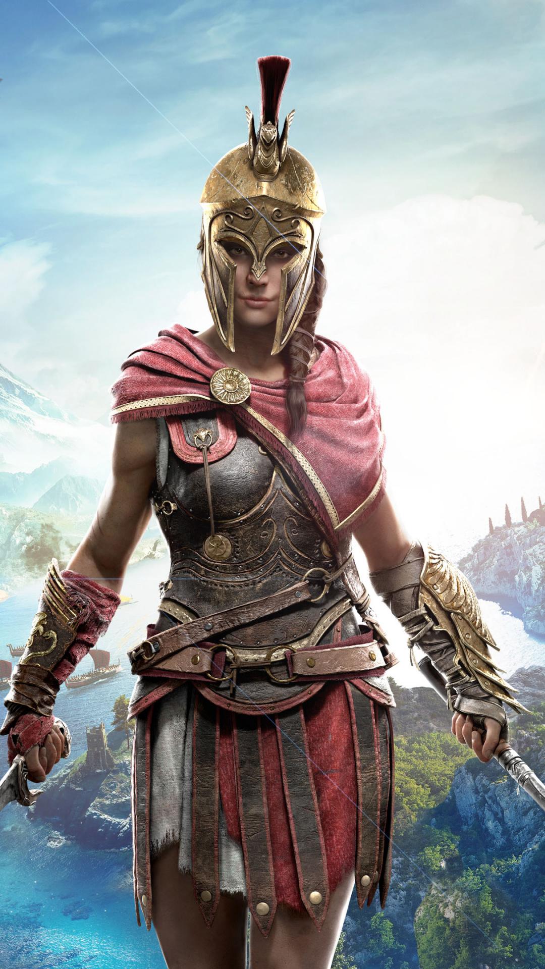 1080x1920 Download Beautiful, warrior, Assassin's Creed Odyssey, Kassandra wallpaper, 1080x Samsung Galaxy S S Note, Sony Xperia Z, Z Z Z HTC One, Lenovo Vibe, Google Pixel OnePlus Honor