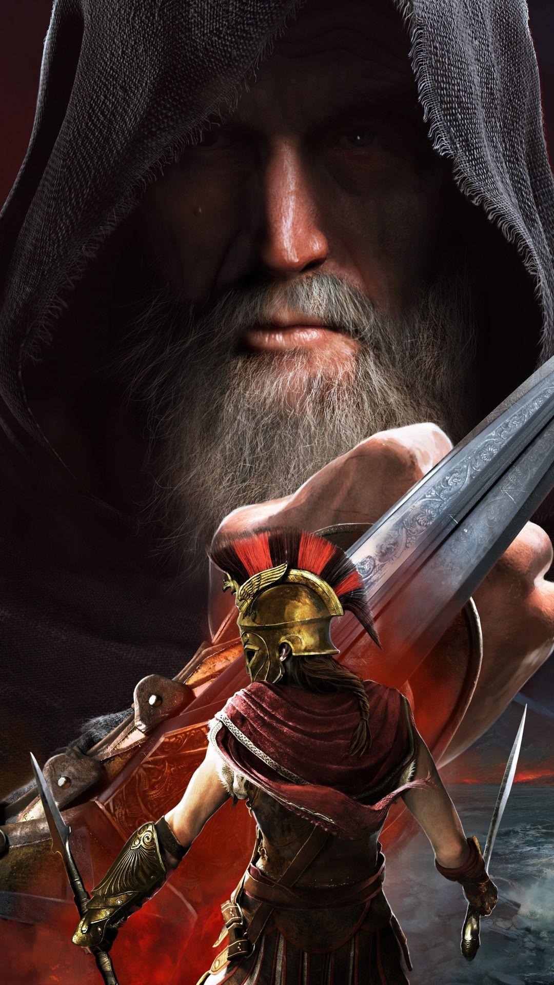 1080x1920 warriors, Assassin's Creed Odyssey, popular game, 1080x1920 wallpaper. Assassins creed odyssey, Assassins creed black flag, All assassin's creed