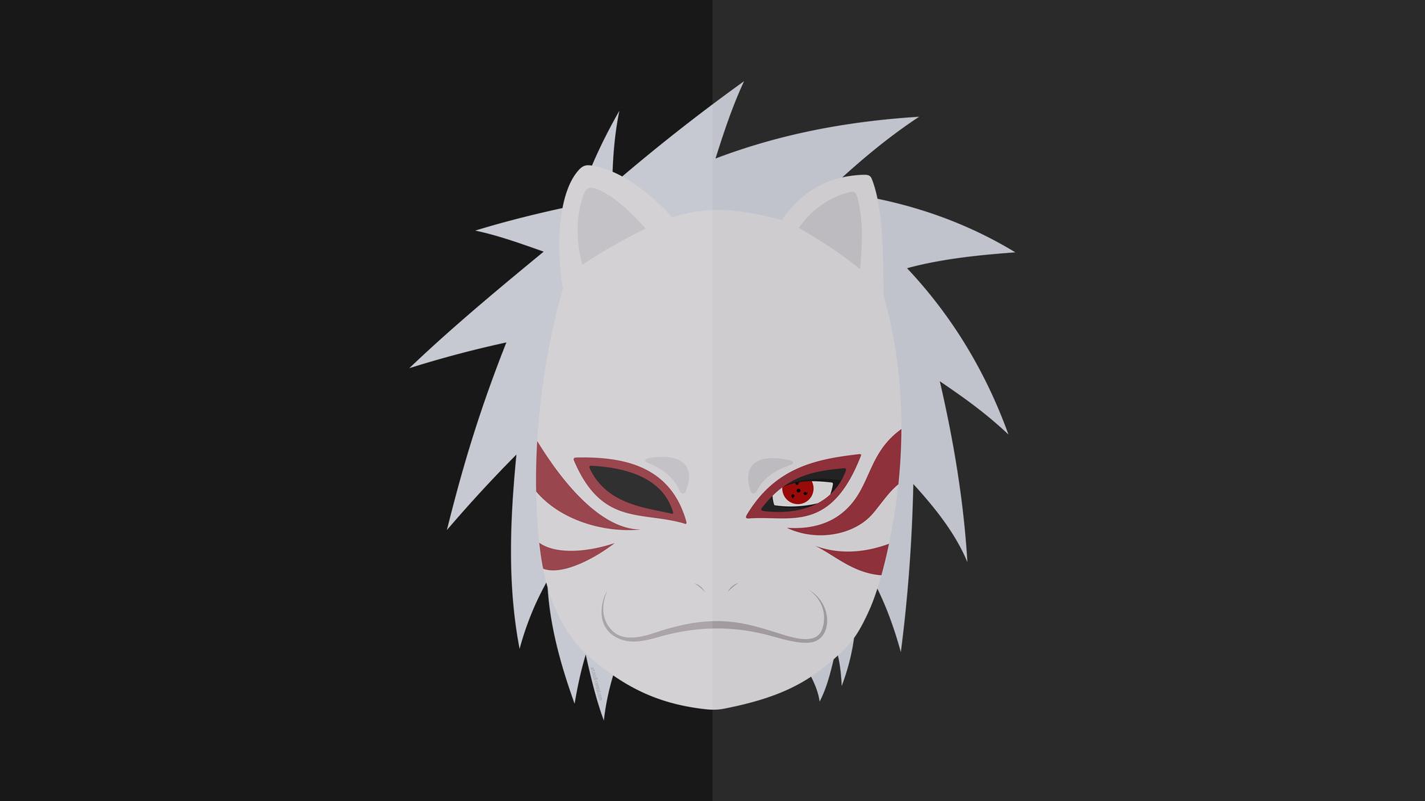 2048x1152 Kakashi Hatake Naruto Minimalist 2048x1152 Resolution HD 4k Wallpaper, Image, Background, Photo and Picture