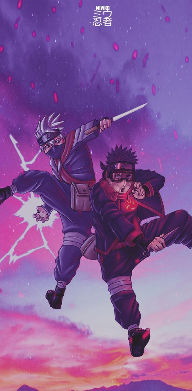 630x1280 Kakashi x Obito wallpaper